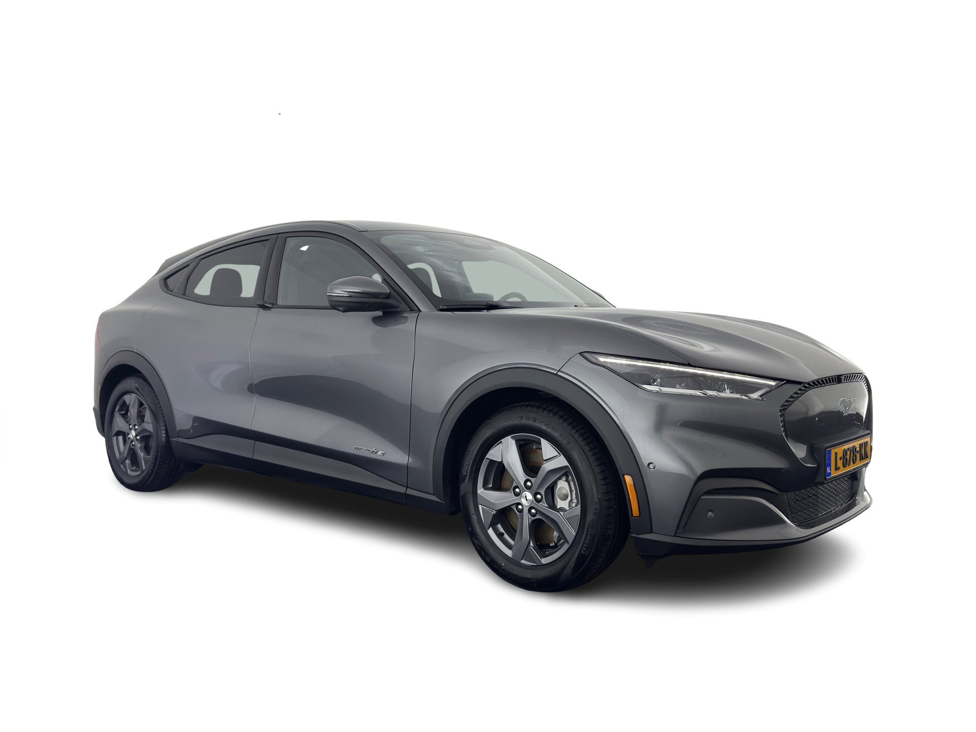 Ford Mustang Mach-E RWD 75 kWh (3-Fase) {SOH-93%} (INCL-BTW) Aut. *LEATHER | FULL-LED | DAB+ | DIGI-COCKPIT | KEYLESS | NAVI-FULLMAP | TOPVIEW | LANE-ASSIST | BLINDSPOT | CARPLAY | HEATED-COMFORTSEATS | PRIVACY-GLASS |TOWBAR | 18"ALU*