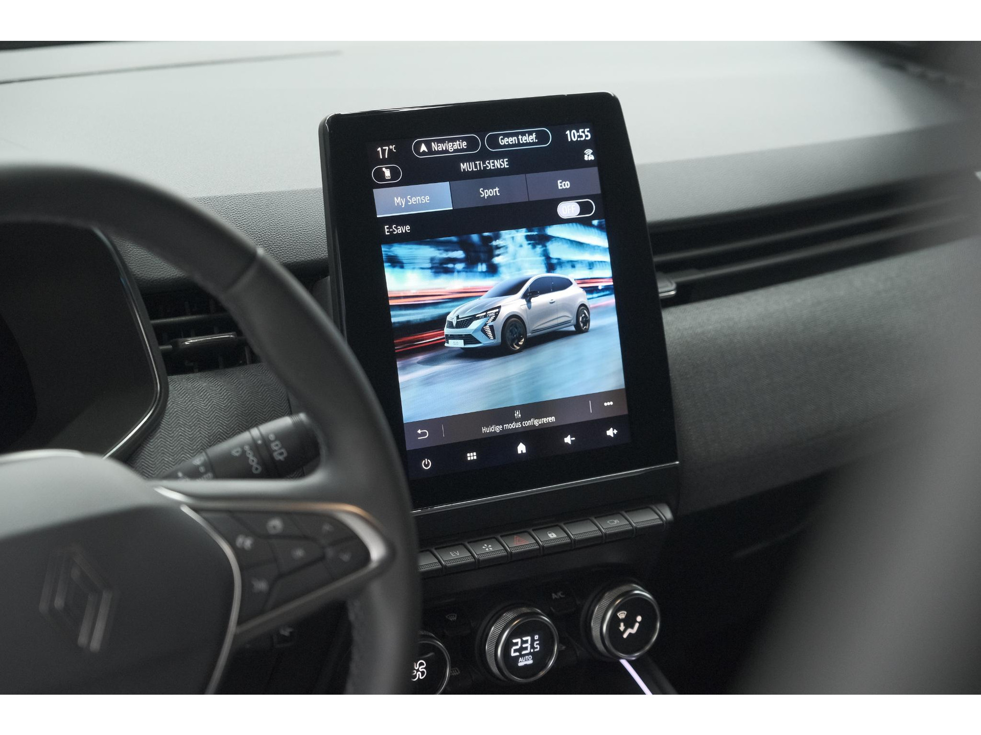 Renault Clio 1.6 E-Tech Full Hybrid 145 techno | 360 Camera | Adaptieve Cruise Control | Dodehoekdetectie | 9.3 Inch Groot Scherm