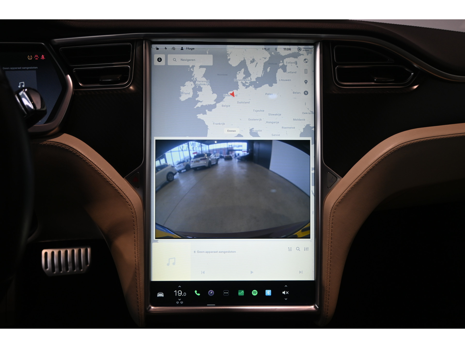 Tesla Model S 85 Performance Tech Pack ECC Navigatie Licht metaal MARGE 339KM Actieradius! Inruil mogelijk
