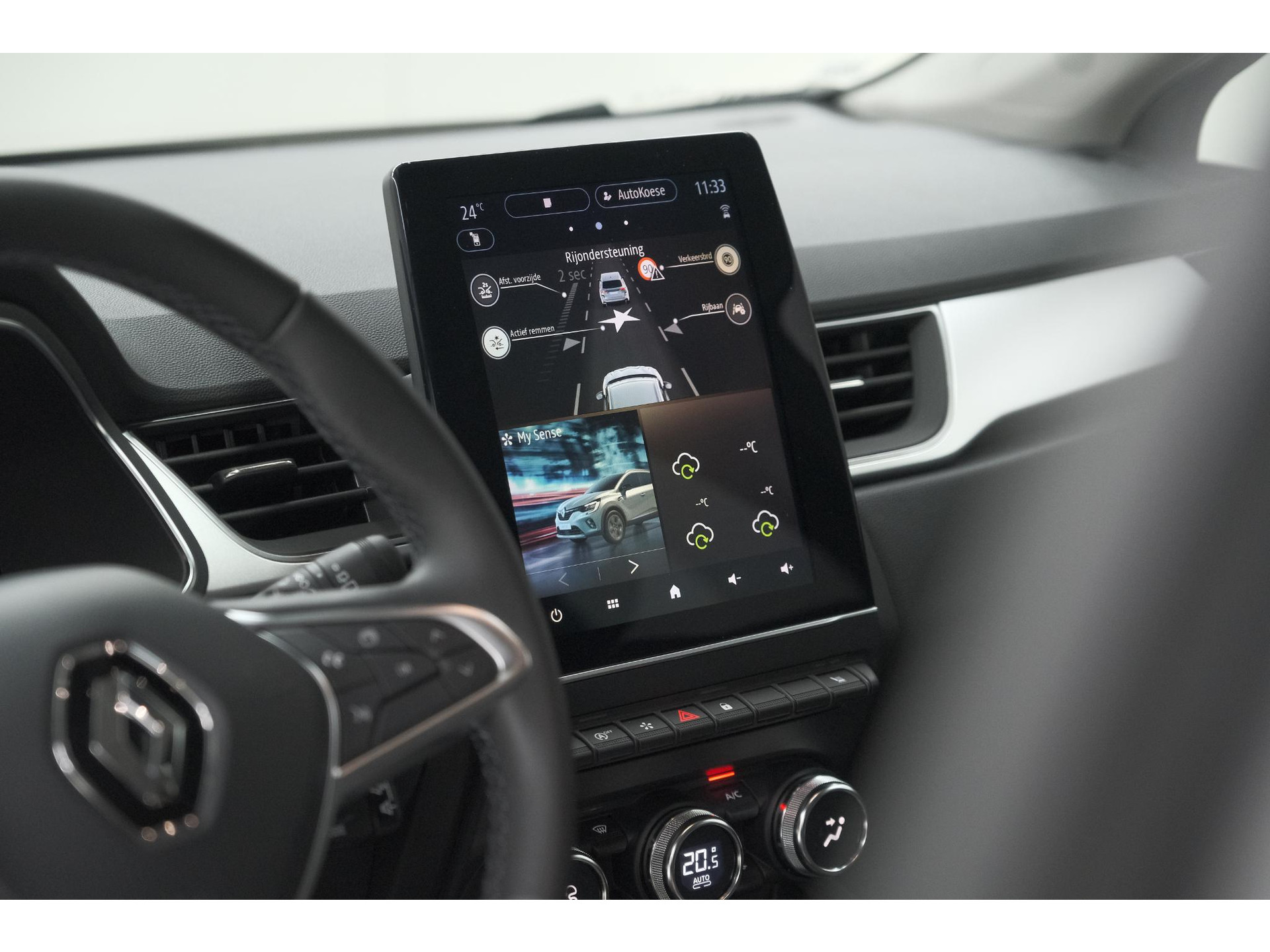 Renault Captur Mild Hybrid 140 EDC Techno | Camera | 9.3 Inch Scherm | Apple Carplay | Parkeersensoren | Allseason Banden | Stoelverwarming