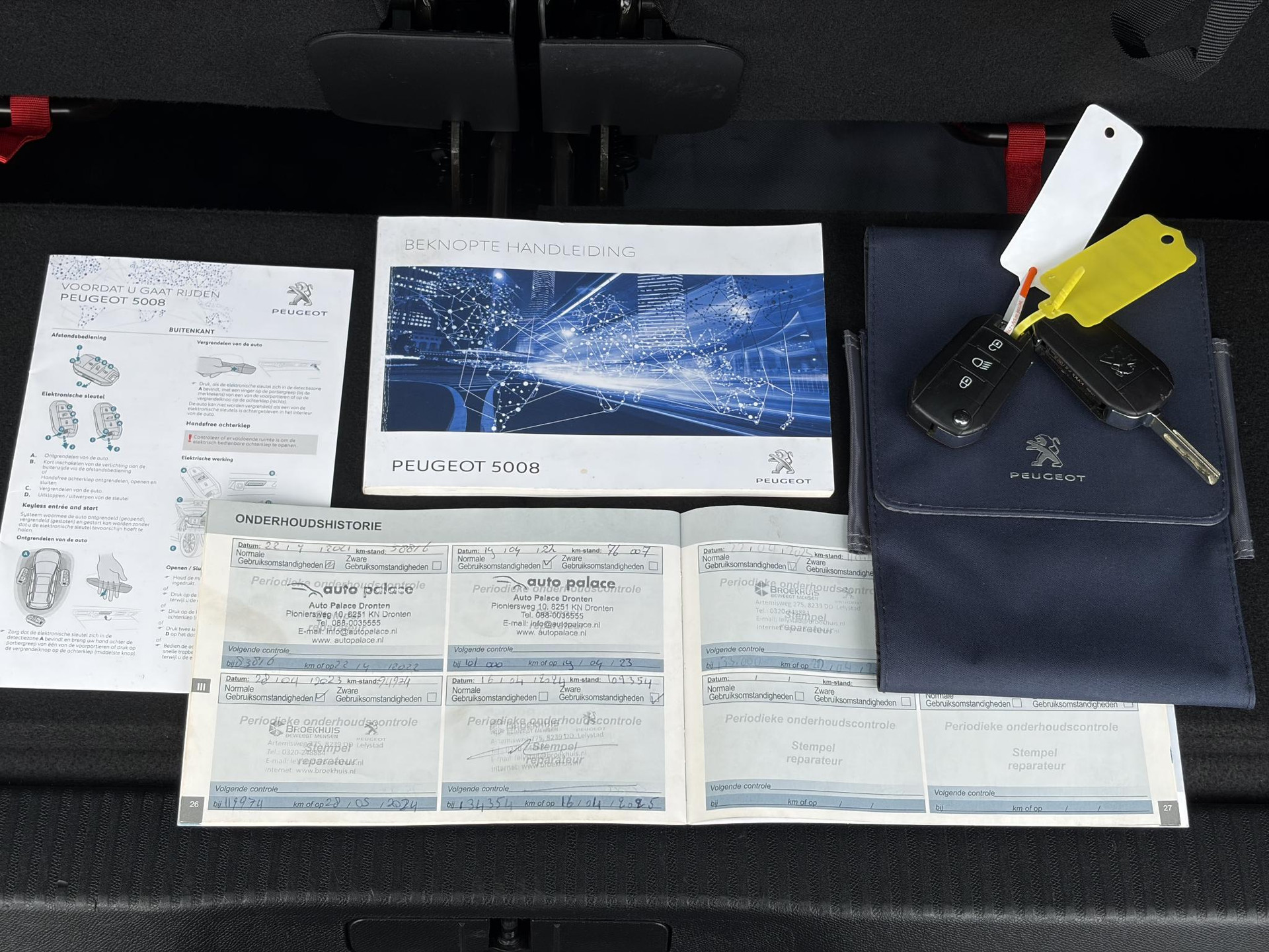 Peugeot 5008 1.2 PureTech Active 1e Eigenaar,D-riem 12-2023,Trekhaak,7 Persoons,6 Bak,Carplay,Clima,Cruise,131pk,Pdc,Dealer Onderhouden,N.A.P,Apk tot 05-2027