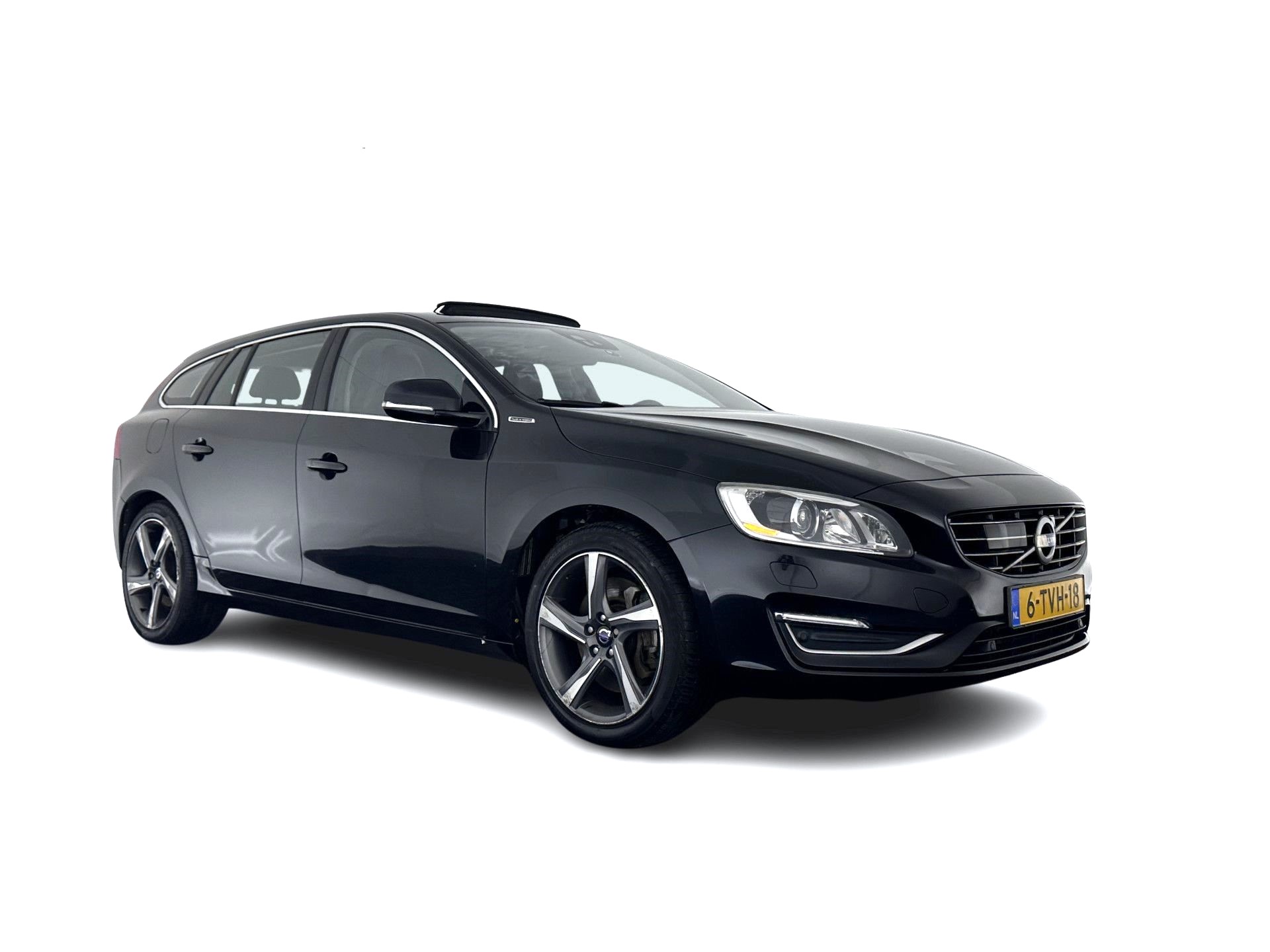 Volvo V60 2.4 D6 AWD Hybrid Summum ( Plug-In) Aut. *PANO | BI-XENON | LEATHER | PREMIUM-SOUND-AUDIO | NAVI-FULLMAP | MEMORY-PACK | ADAPTIVE-CRUISE | CAMERA | HEATED-SPORTSEATS | TOWBAR | BLINDSPOT | 18"ALU*
