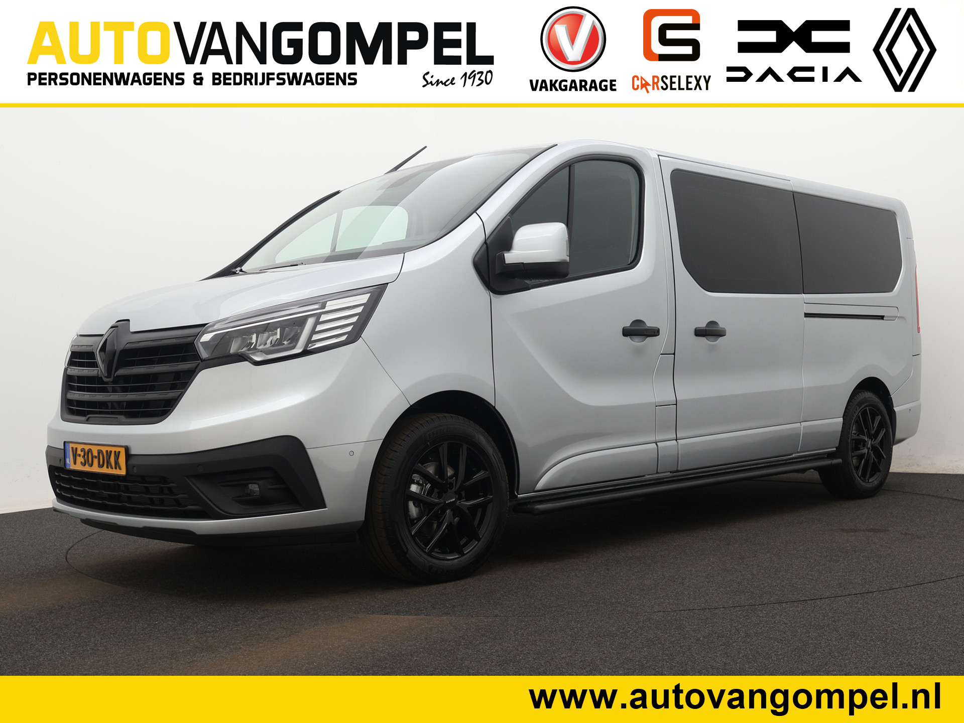 Renault Trafic 170PK L2H1 | 2 SCHUIFDEUREN | Luxe | DC DUBBEL CABINE BLACK EDITION | FULL OPTION | NAVIGATIE | CAMERA | KEYLESS | PARKEERSENSOREN