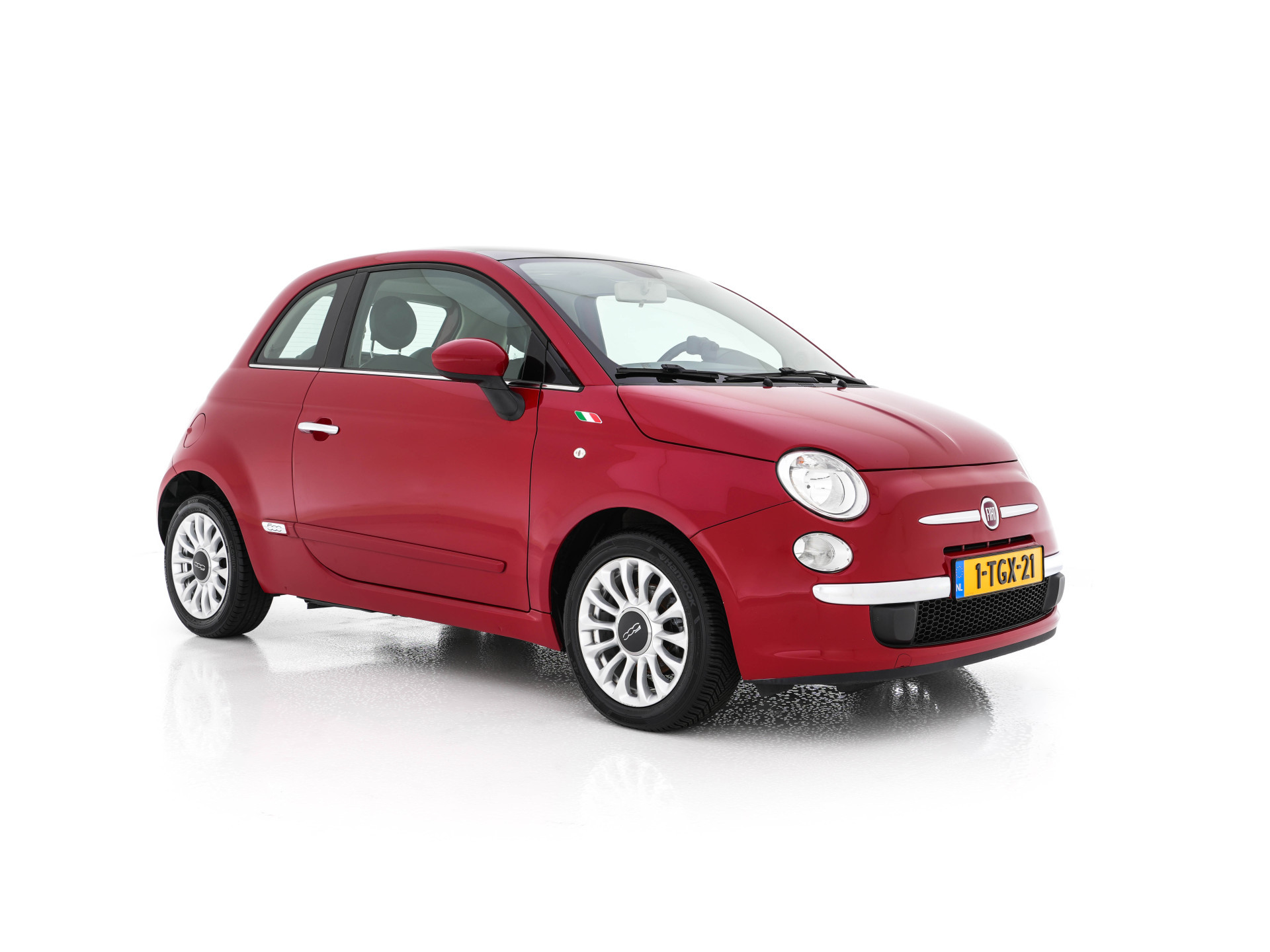 Fiat 500 0.9 TwinAir Lounge *PANO | AIRCO | PDC | COMFORT-SEATS | RADIO-CD/MP3 | CHROME-PACK | 15''ALU*