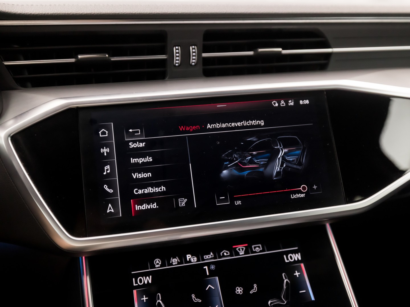 Audi A6 Avant 55 TFSI quattro S-Line 340Pk Automaat (PANORAMADAK, 6 CILINDER, BANG&OLUFSEN, HEAD-UP DISPLAY, NAPPA LEDER, MEESTURENDE ACHTERAS, CAMERA, STOELVERWARMING, SFEERVERLICHTING, ADAPTIVE CRUISE, MATRIX LED, NIEUWSTAAT)