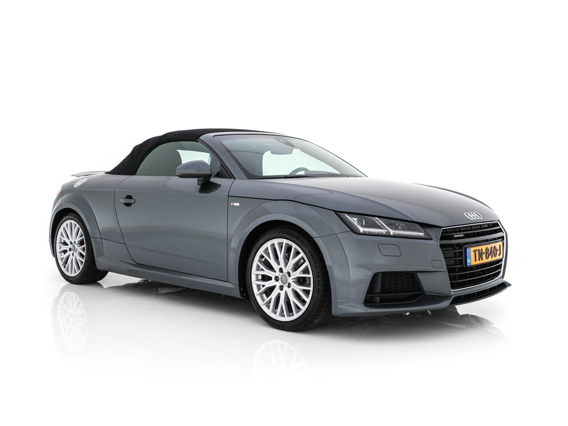 Audi TT Roadster 2.0 TFSI S-Line Pro Line Quattro Aut. *LEATHER-ALCANTARA | FULL-LED | BANG&OLUFSEN-AUDIO | DIGI-COCKPIT | AIR-SCARF | HEATED-SPORTSEATS | NAVI-FULLMAP | DAB+ | KEYLESS | ECC | PDC | 18''ALU*