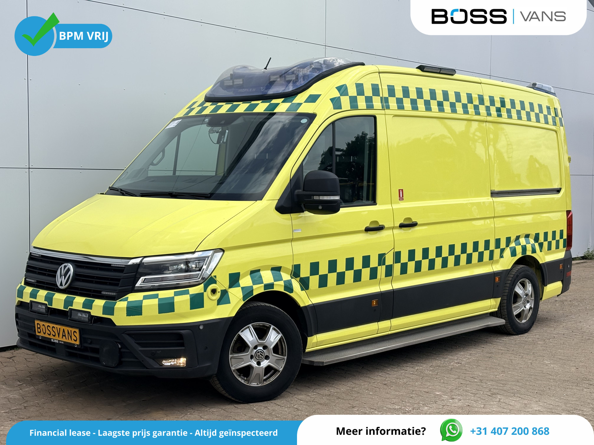 Volkswagen Crafter 2.0 TDI 177PK Ambulance L3H3 Automaat ACC Climate Control Stroompunten Laadruimte Parkeersensoren