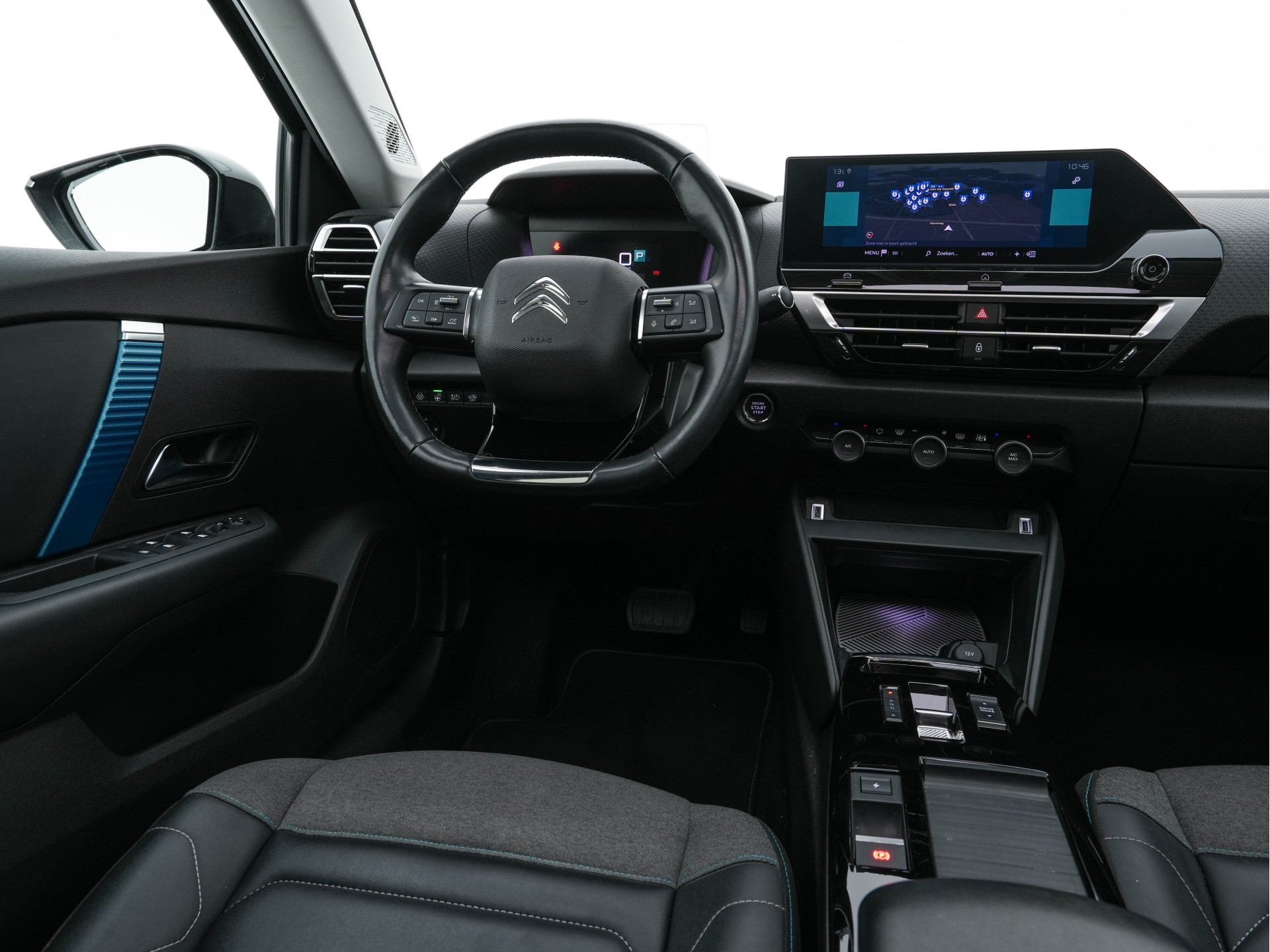 Citroën Ë-C4 Feel 50 kWh [ 3-Fase-11kW ] (SOH-91%) (INCL-BTW) *PANO | HEAD-UP | LEATHER-FABRIC | FULL-LED | DIGI-COCKPIT | BLINDSPOT | CARPLAY | COMFORT-SEATS | ECC | LANE-ASSIST | KEYLESS | PDC | CRUISE | DAB  | CCS-FASTLOADER | 18''ALU*