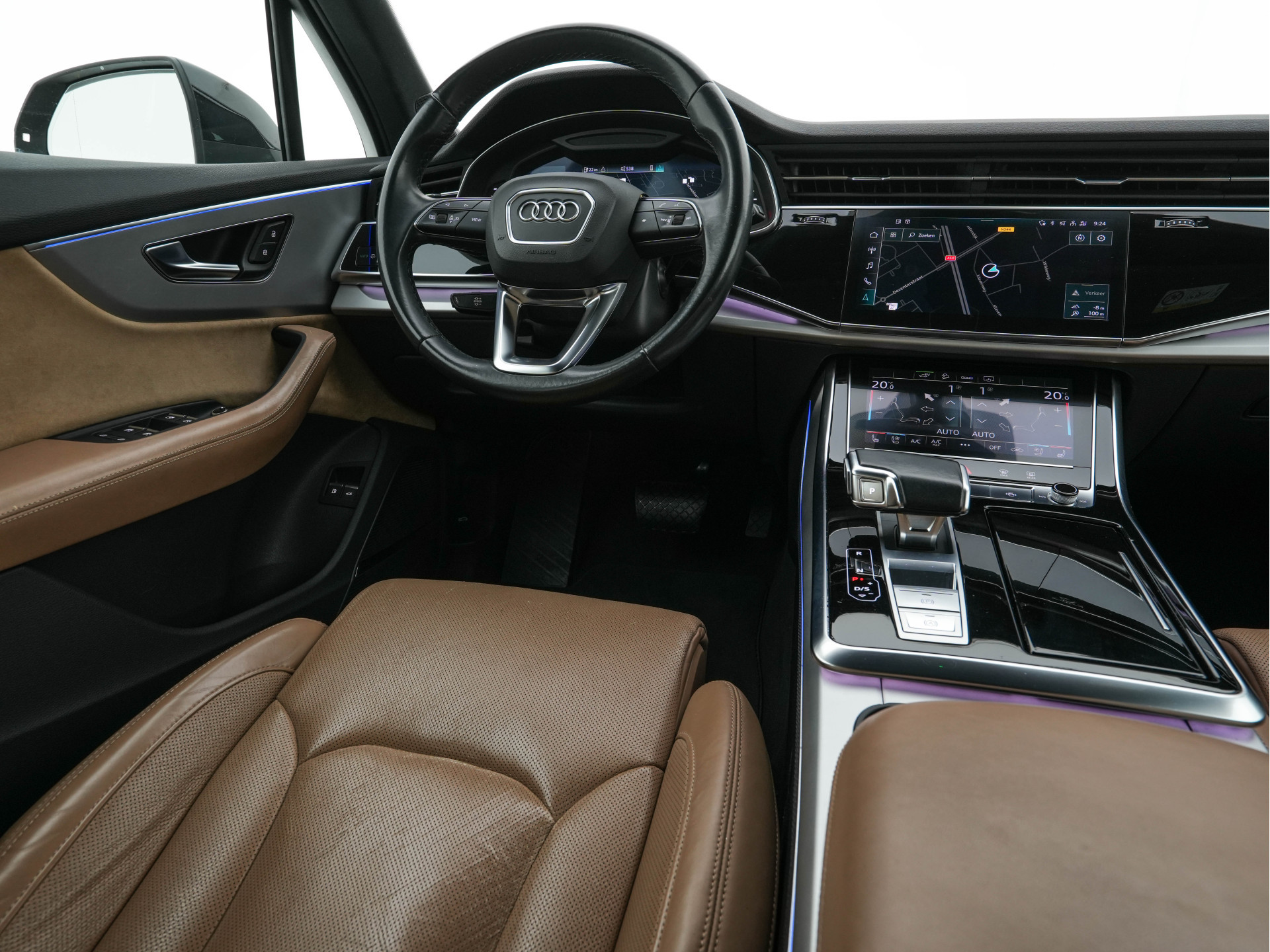 Audi Q7 55 TFSI E Quattro Pro Line Plus (INCL-BTW) *LUXURY-LEATHER | HD-MATRIX-LED | BANG/OLUFSEN-SURROUND  | DIGI-COCKPIT | COMFORT-SEATS | KEYLESS | CAMERA | NAVI-FULLMAP | DAB+ | AMBIENT-LIGHT | ECC | PDC | CRUISE | TOWBAR | 20'