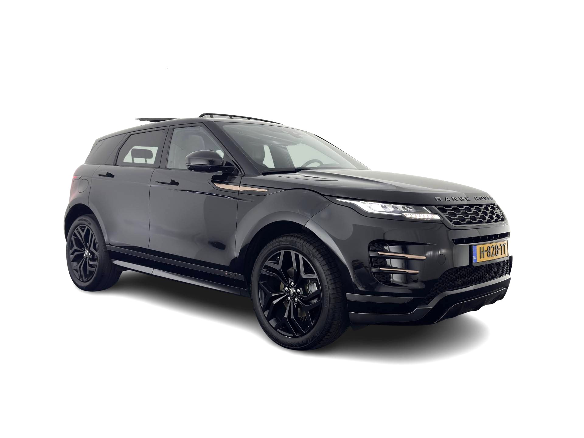 Land Rover Range Rover Evoque 2.0 D150 R-Dynamic *PANO | LEATHER | FULL-LED | NAVI-FULLMAP | CAMERA | KEYLESS | ECC | TOPVIEW | CARPLAY | HEATED-COMFORTSEATS | PDC | CRUISE | PRIVACY-GLASS | 20''ALU*