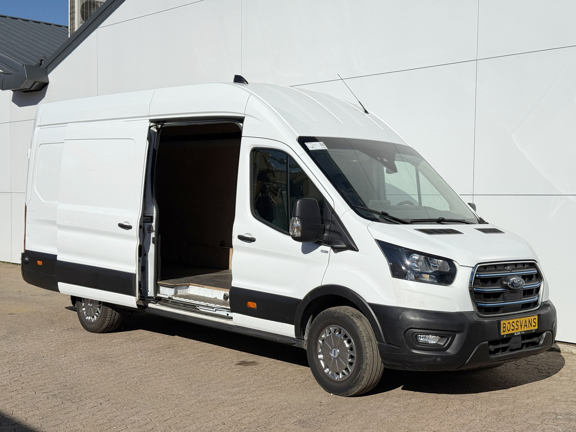 Ford e-Transit 68kWh 184PK L4H3 317km WLTP 93.7% (SOH) BEV Snelladen Carplay Climate control 360° Camera Parkeersensoren v+a Stoelverwarming