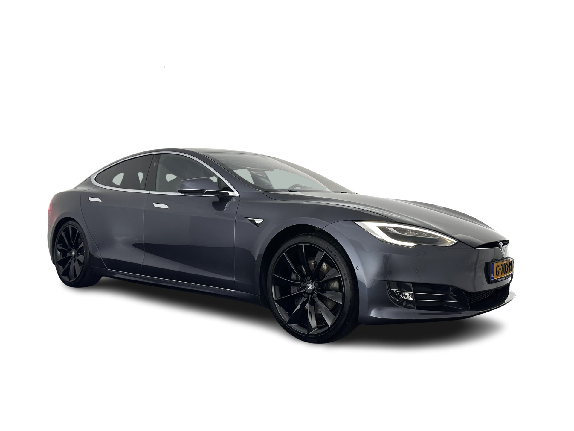 Tesla Model S 75D Base [ 3-Fase-17kW ] (SOH-85%) Aut. *PANO-WINDOW | LEATHER-FABRIC | AIRSUSPENION | FULL-LED | NAVI-FULLMAP | KEYLESS | MEMORY-PACK | HEATED-COMFORTSEATS | DIGI-COCKPIT | CARBON-INLAY | AUTOPILOT | 21"ALU*