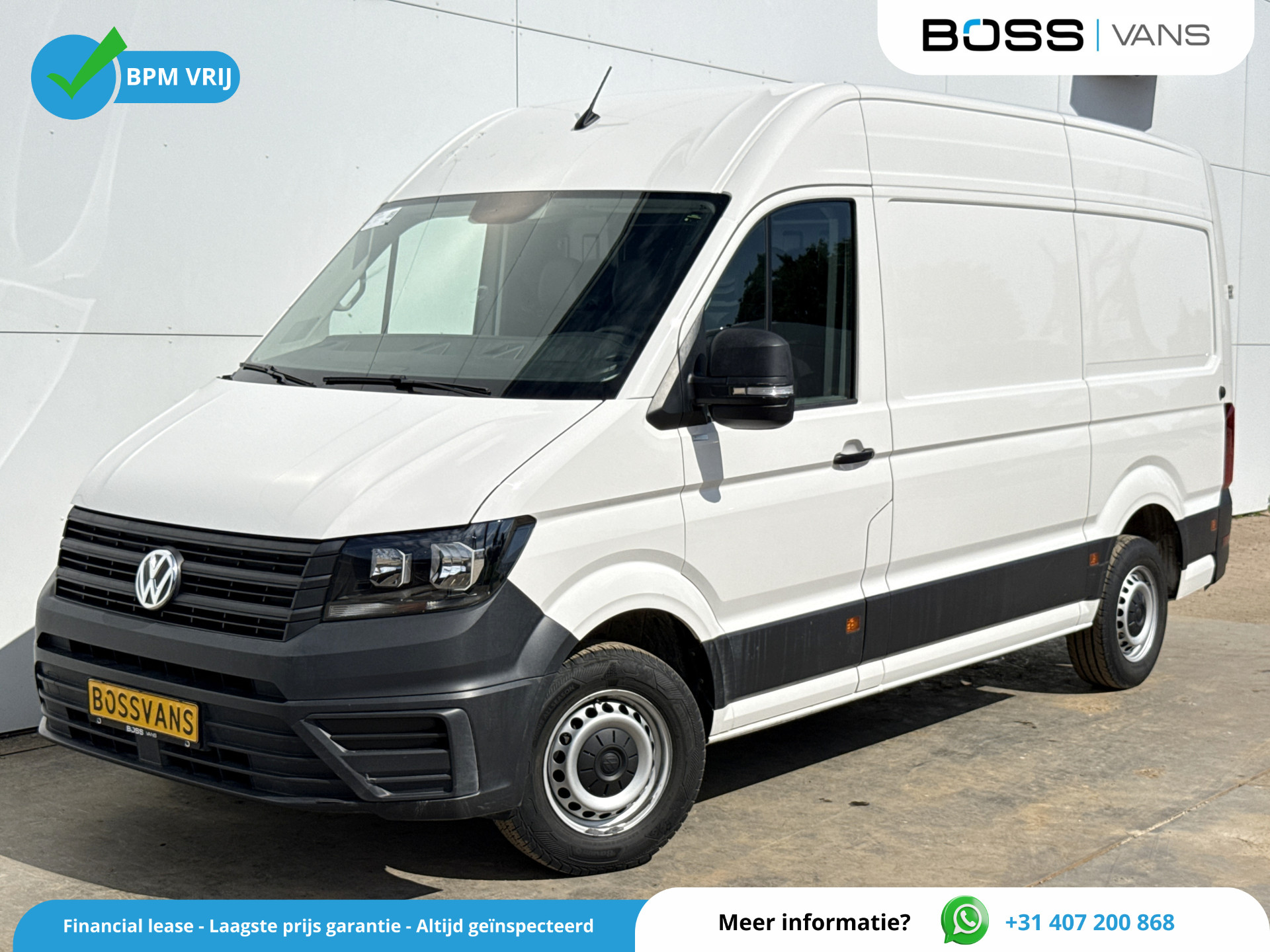 Volkswagen Crafter 2.0 TDI 140PK L3H3 Camera Airco Carplay Parkeersensoren Euro 6