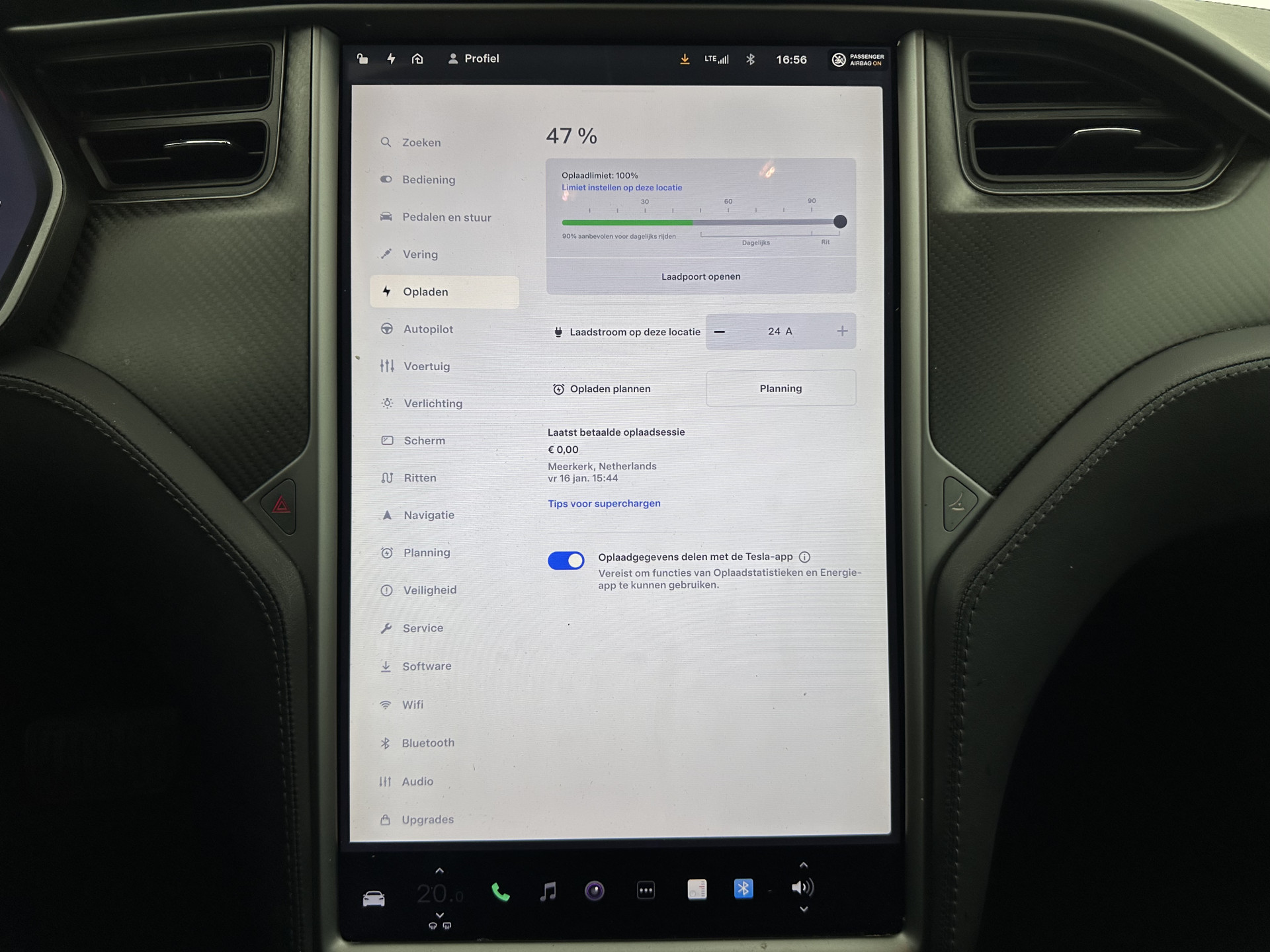 Tesla Model S 75D Base [ 3-Fase-17kW ] {SOH-85%} (INCL-BTW) Aut. *PANO-WINDOW | LEATHER | CCS-FASTLOADER | FULL-LED | NAVI-FULLMAP | KEYLESS | MEMORY-PACK | HEATED-COMFORTSEATS | DIGI-COCKPIT | CARBON-INLAY | AUTO-PILOT |  19"ALU*