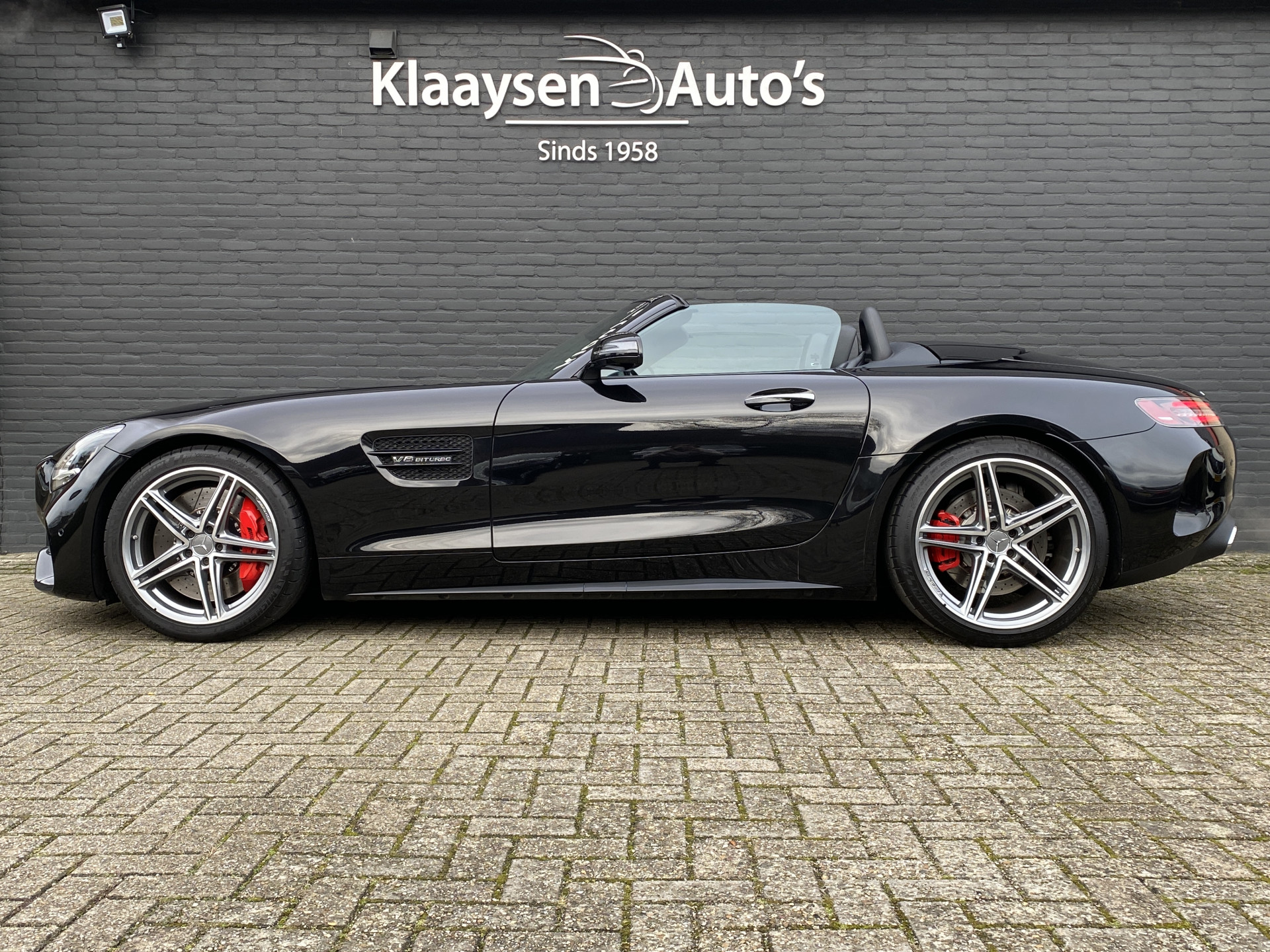 Mercedes-Benz AMG GT C Roadster 4.0 Premium V8 577 pk AUT. | dealer onderhouden | achteras besturing | memory stoel | adaptieve cruise | 360 camera