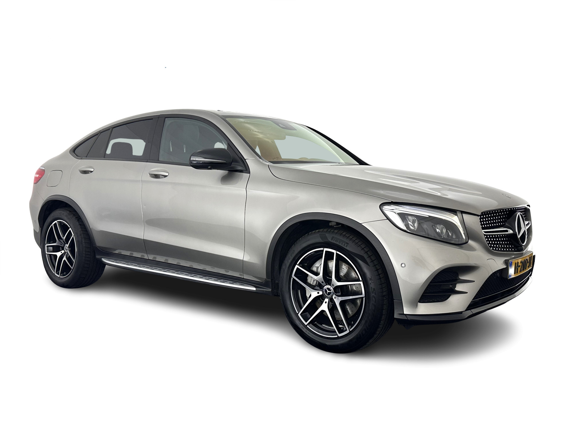 Mercedes-Benz GLC-klasse Coupé 250 d 4MATIC AMG Sport Edition (INCL-BTW) *PANO | LEATHER | FULL-LED | MEMORY-PACK | TOPVIEW | HEATED-SPORTSEATS | NAVI-FULLMAP | PRIVACYGLASS | SHIFTPADDLES | ECC | PDC | CRUISE | 19''ALU*