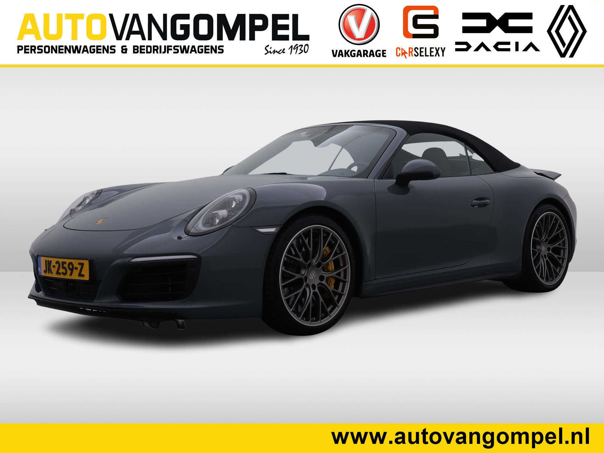 Porsche 911 Cabrio 3.0 Carrera 4S / Origineel NL AUTO/ SPORT CHRONO PLUS 421PK / NEDERLANDSE AUTO