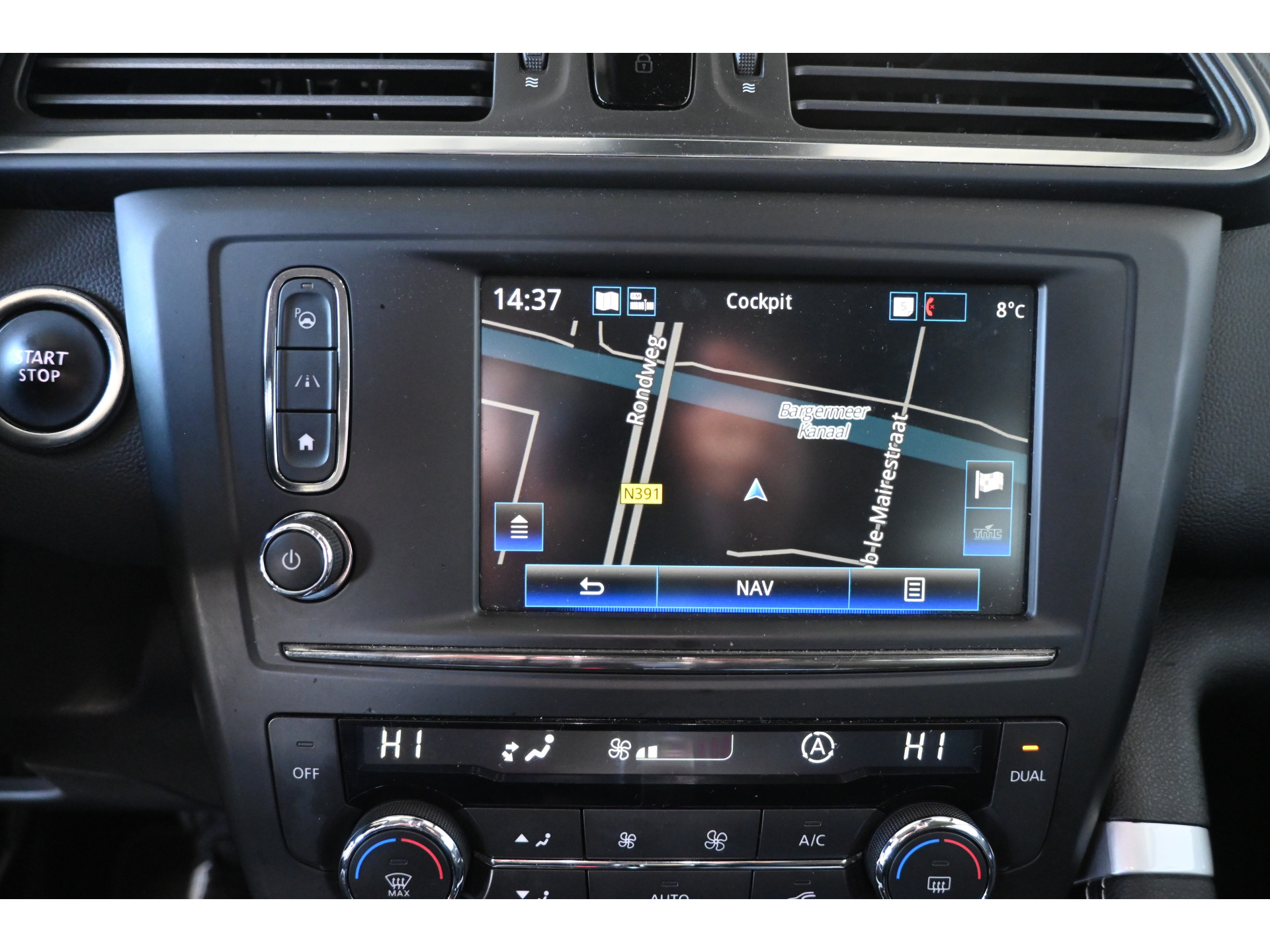 Renault Kadjar 1.2 TCe Intens Automaat Clima Navigatie LED Goed Onderhouden! Inruil Mogelijk!