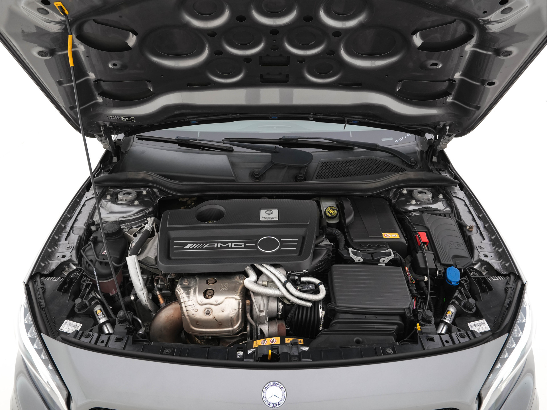 Mercedes-Benz GLA-klasse AMG 45 4MATIC *PANO | XENON | LEATHER-ALCANTARA | MEMORY-PACK | HARMAN/KARDON-AUDIO | KEYLESS |  CAMERA | SPORT-SEATS | HEATED-SEATS | NAVI-FULLMAP | SHIFT-PADDLES  | ECC | PDC | CRUISE | 20''ALU*