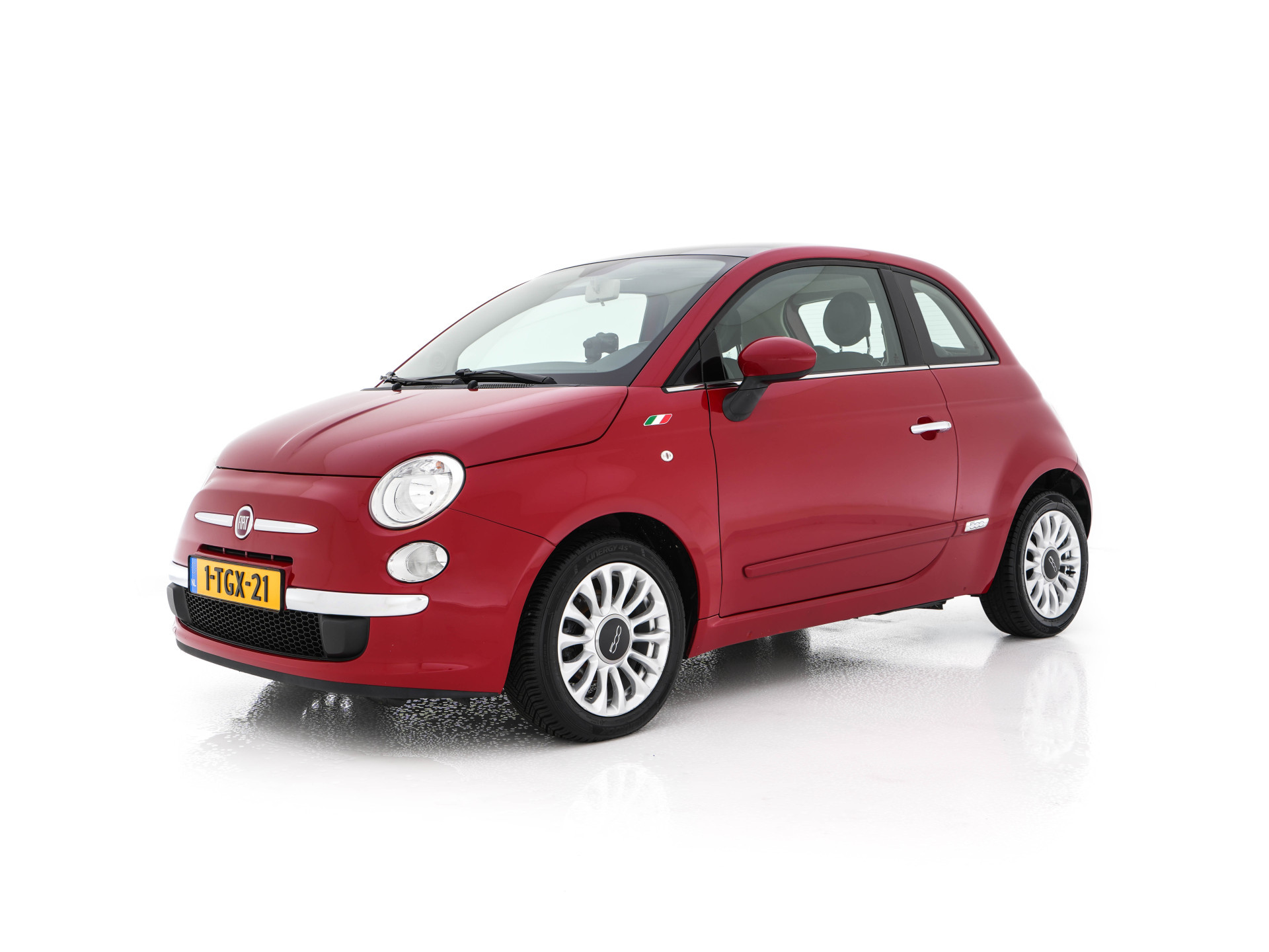 Fiat 500 0.9 TwinAir Lounge *PANO | AIRCO | PDC | COMFORT-SEATS | RADIO-CD/MP3 | CHROME-PACK | 15''ALU*