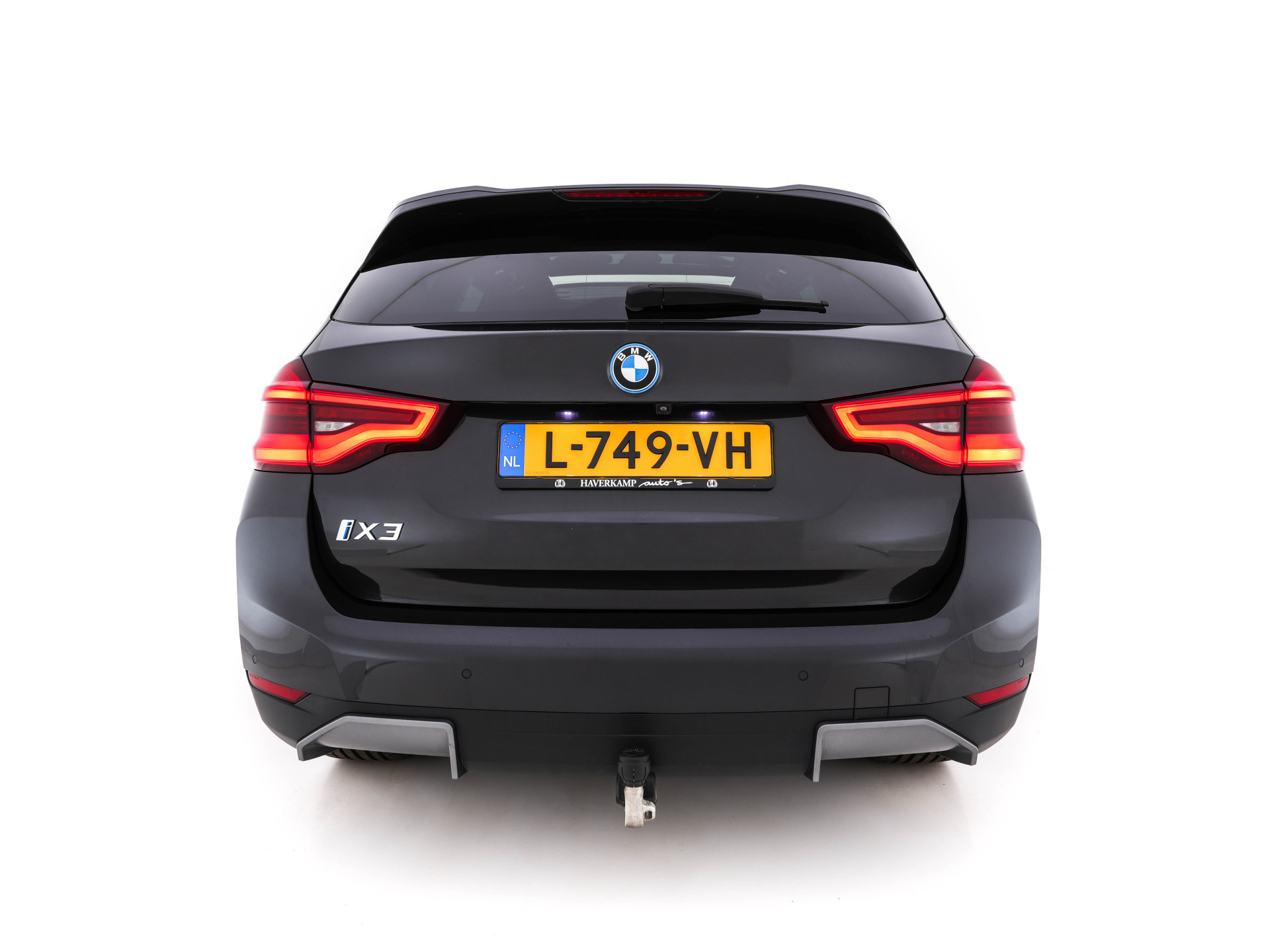 BMW iX3 High Executive 80 kWh [ 3-Fase ] {SOH-100%} (INCL-BTW) *PANO | LEATHER | FULL-LED | DAB | CARPLAY | ADAPTIVE-CRUISE | DIGI-COCKPIT | BLINDSPOT | HARMAN/KARDON-SOUNDSYTEM | HEAD-UP | KEYLESS | TOP-VIEW | SPORT-SEATS | TOWBAR  | .