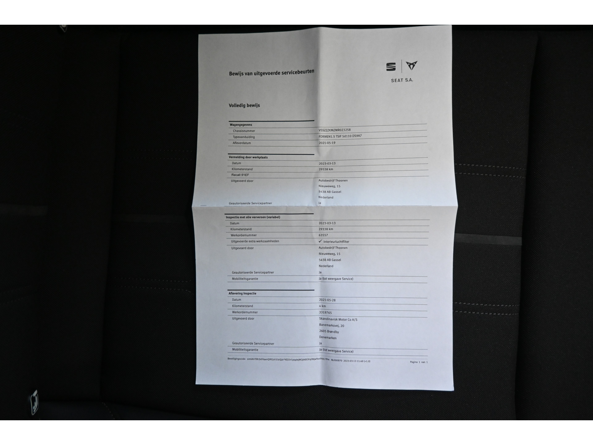CUPRA Formentor 1.5 TSI Automaat Clima Adaptieve cruise Navigatie Apple carplay Trekhaak PDC Inruil mogelijk