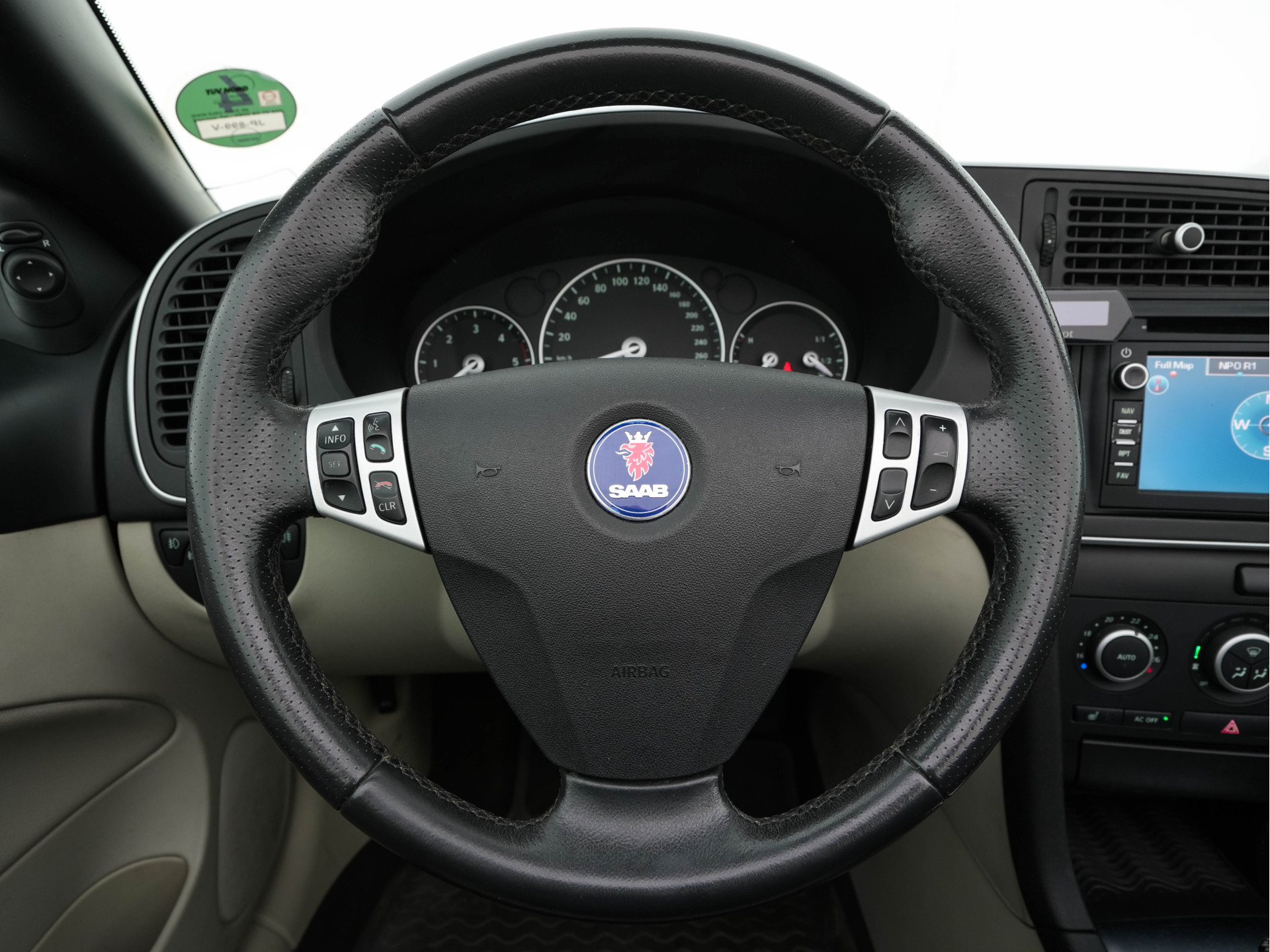 Saab 9-3 Cabrio 1.9 TiD Vector *NAVI-FULLMAP | NAPPA-LEATHER | ECC | PDC | CRUISE | HEATED-COMFORTSEATS | TOWBAR | 17''ALU*