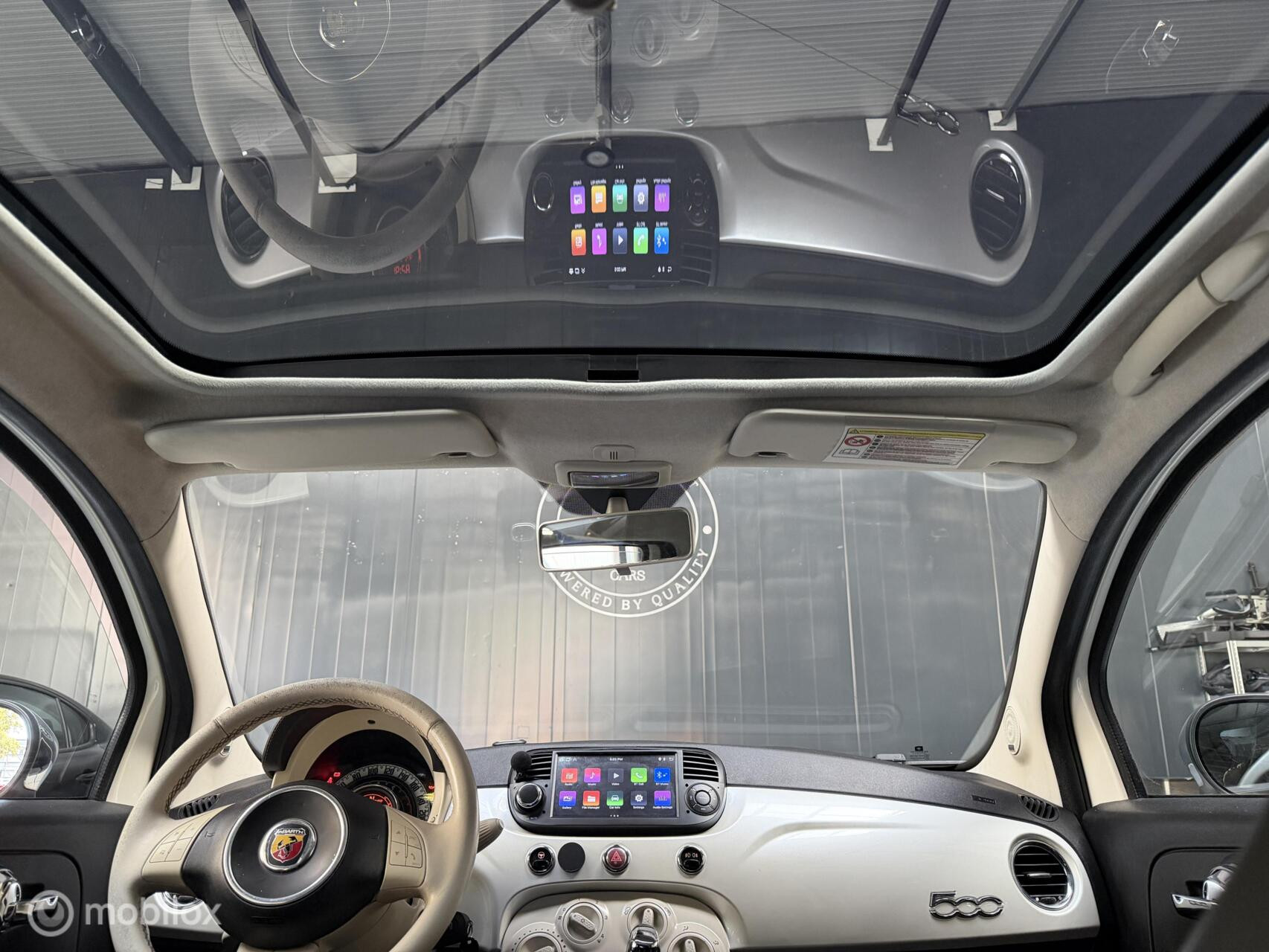 Fiat 500 1.2 Lounge|Automaat|Panodak|Leder|CarPlay|Abarth Look