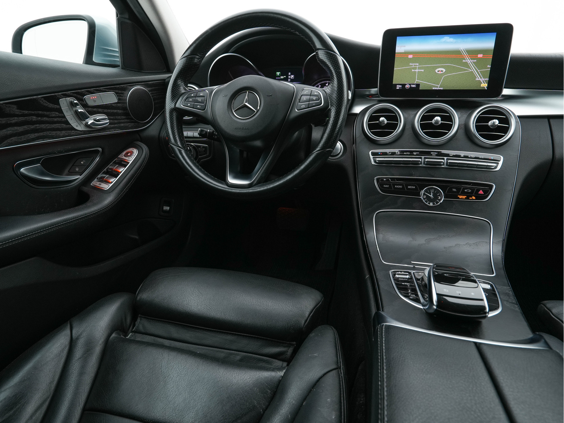 Mercedes-Benz C-klasse Estate 350 e Lease Edition Plug-in (INCL-BTW) Aut. *LUXURY-LEATHER | NAVI-FULLMAP | SHIFT-PADDLES | MEMORY-PACK | HEATED-SPORTSEATS | FULL-LED | CAMERA | CRUISE | AMBIENT-LIGHT | AIRMATIC | 17"ALU*