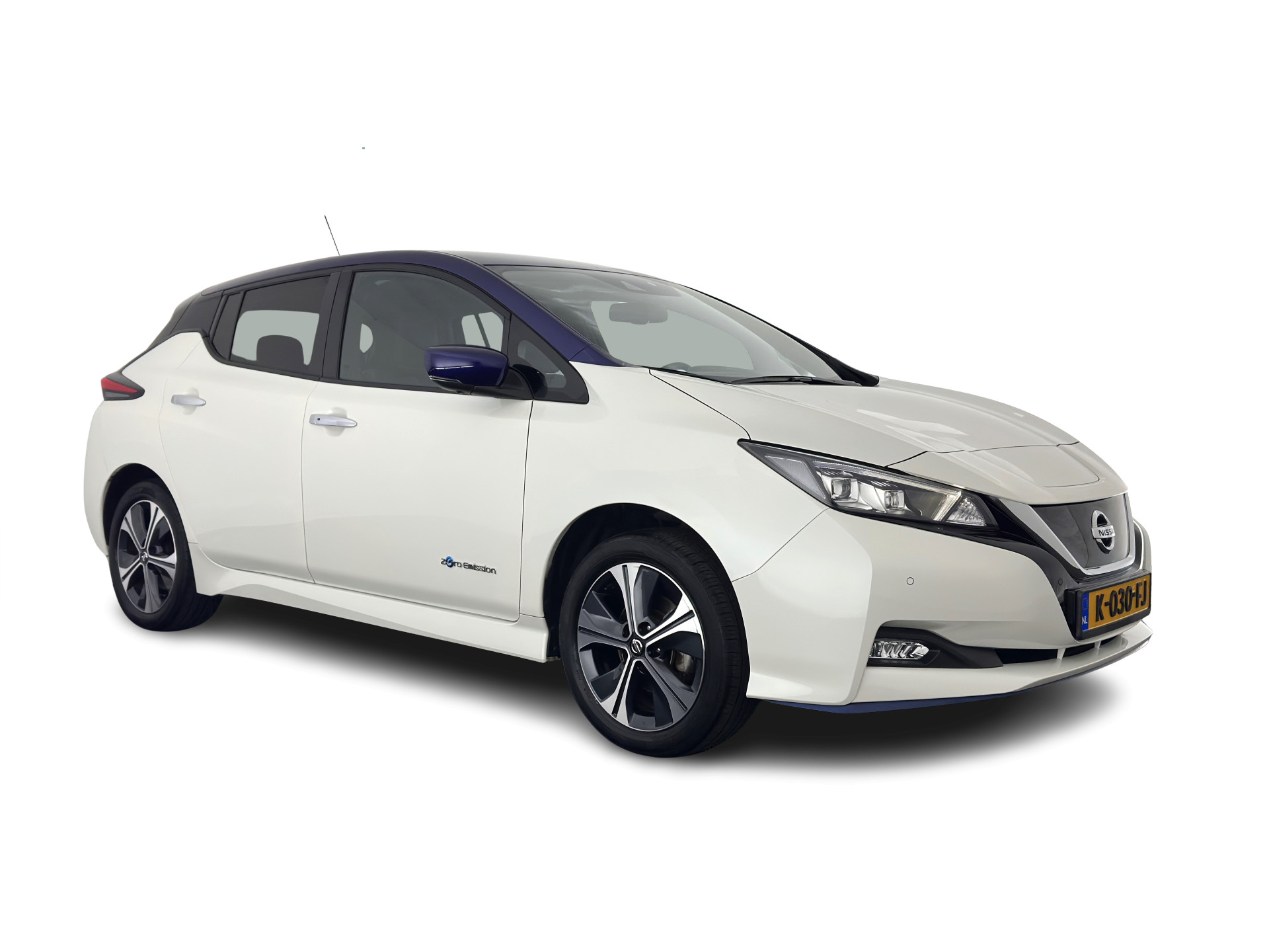 Nissan LEAF e+ Tekna 62 kWh {SOH-95%} (INCL-BTW) *Aut.*LEATHER-MICROFIBRE | FULL-LED | ADAPTIVE-CRUISE | BOSE-AUDIO | TOP-VIEW | DAB | KEYLESS | NAVI-FULLMAP | DAB | HEATED-COMFORTSEATS | BLIND-SPOT | PRIVACY-GLASS | 17''ALU*