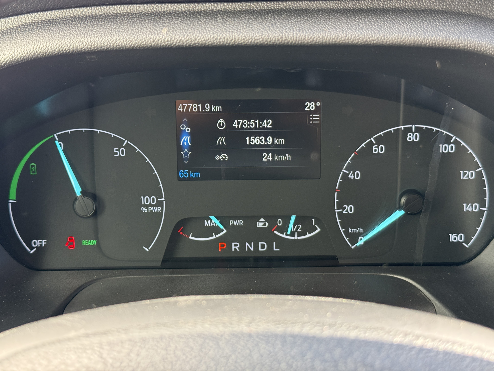 Ford e-Transit 68kWh 184PK L4H3 317km WLTP 93.7% (SOH) BEV Snelladen Carplay Climate control 360° Camera Parkeersensoren v+a Stoelverwarming