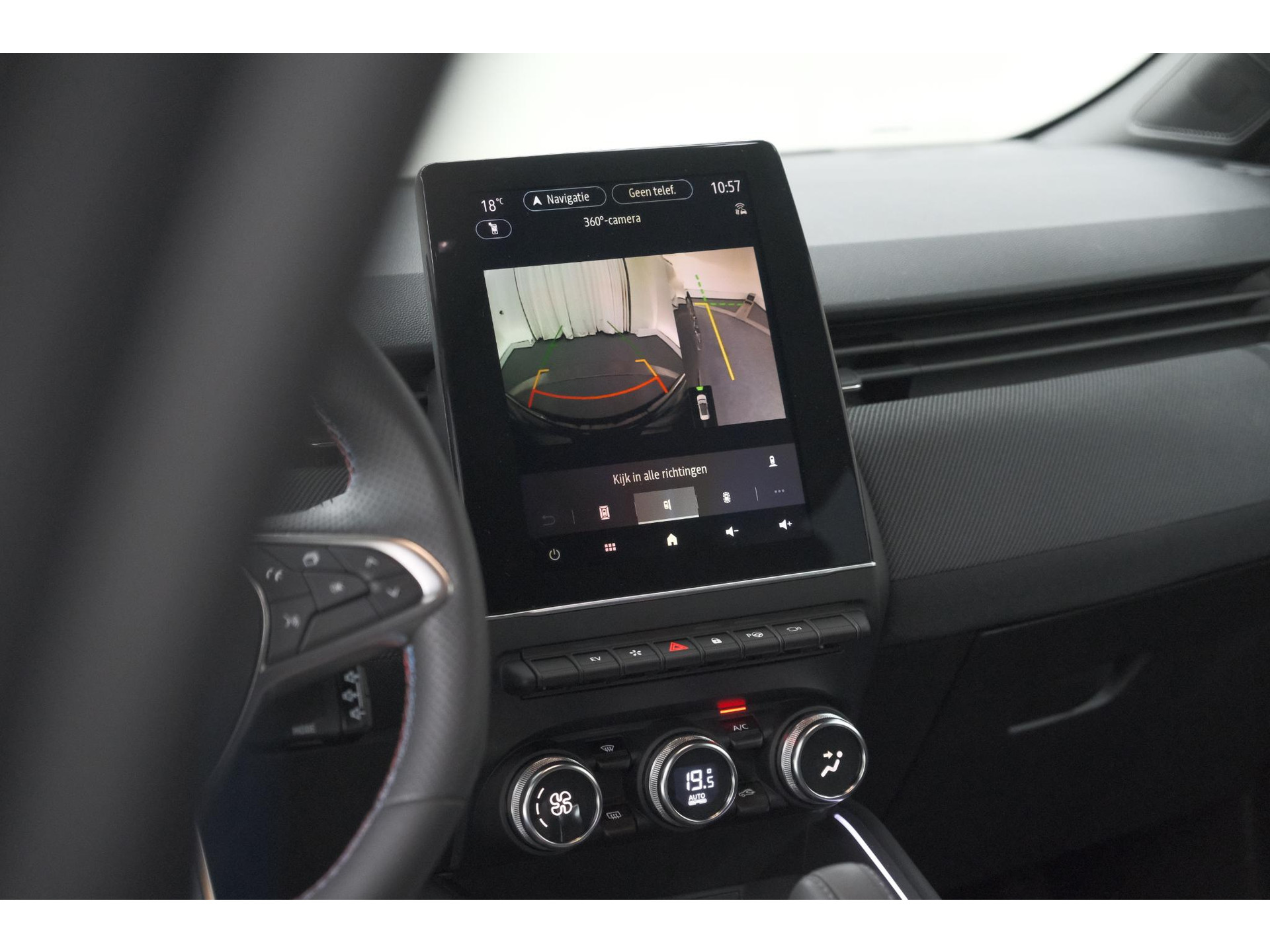 Renault Clio 1.6 E-Tech Full Hybrid 145 esprit Alpine | 360 Camera | Adaptieve Cruise Control | Dodehoekdetectie | 9.3 Inch Infotainmentscherm