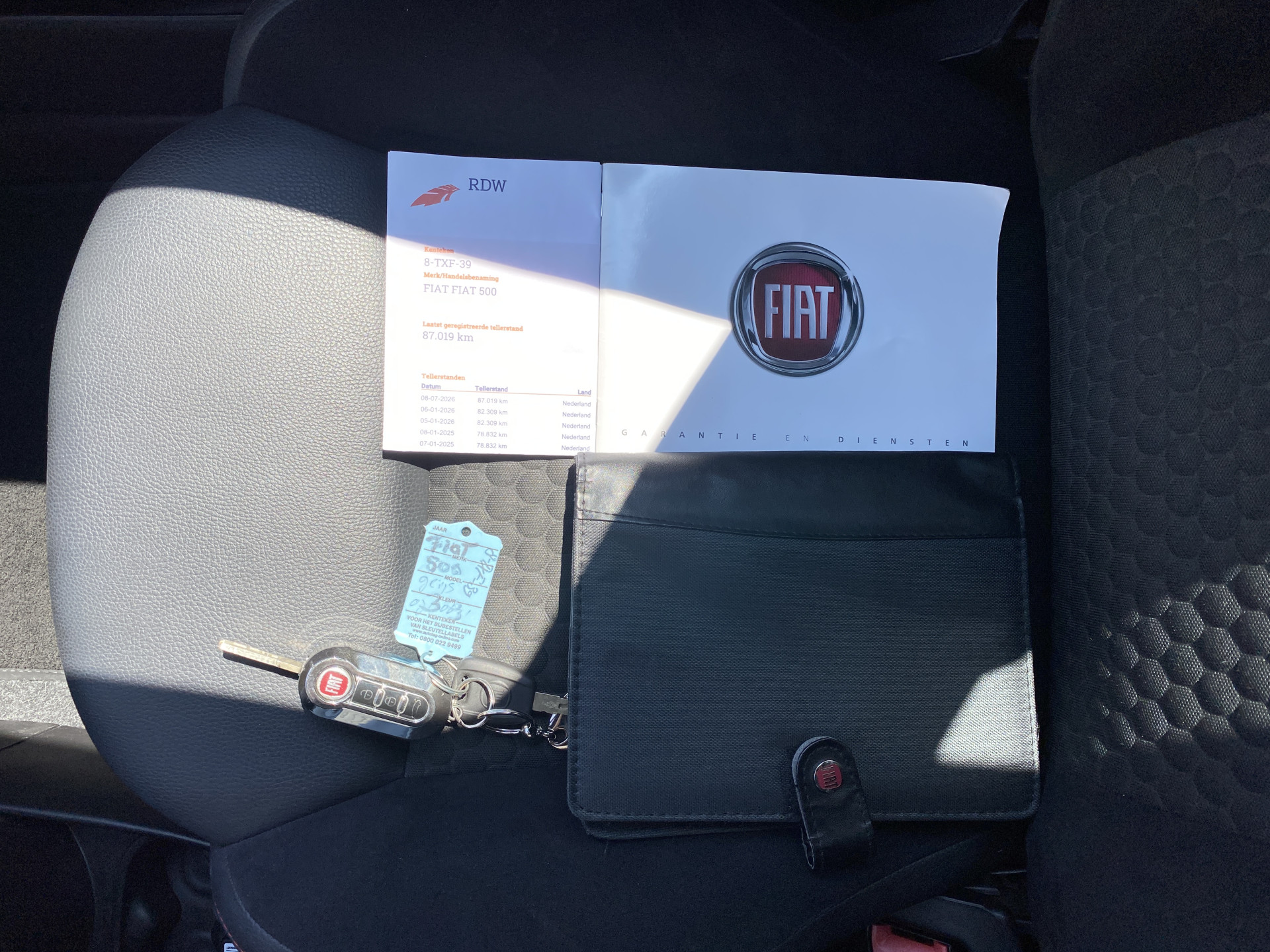Fiat 500 0.9 TwinAir Turbo 500S | sportstoelen | airco | lichtmetalen velgen | bluetooth | 87.000 KM