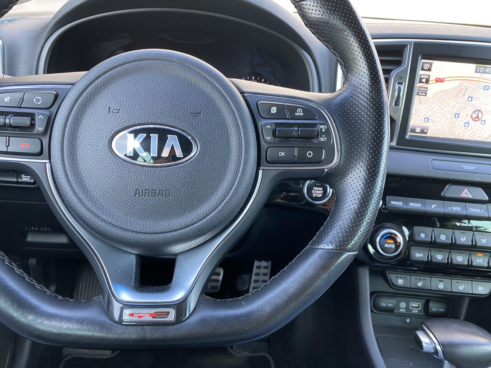 Kia Sportage 1.6 T-GDI 4WD 177 pk GT-Line PlusLine AUT. | dealer onderh. | leder interieur | trekhaak | navigatie | elektr. stoelen