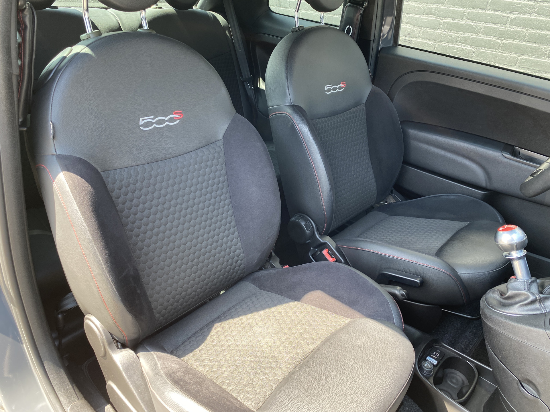 Fiat 500 0.9 TwinAir Turbo 500S | sportstoelen | airco | lichtmetalen velgen | bluetooth | 87.000 KM