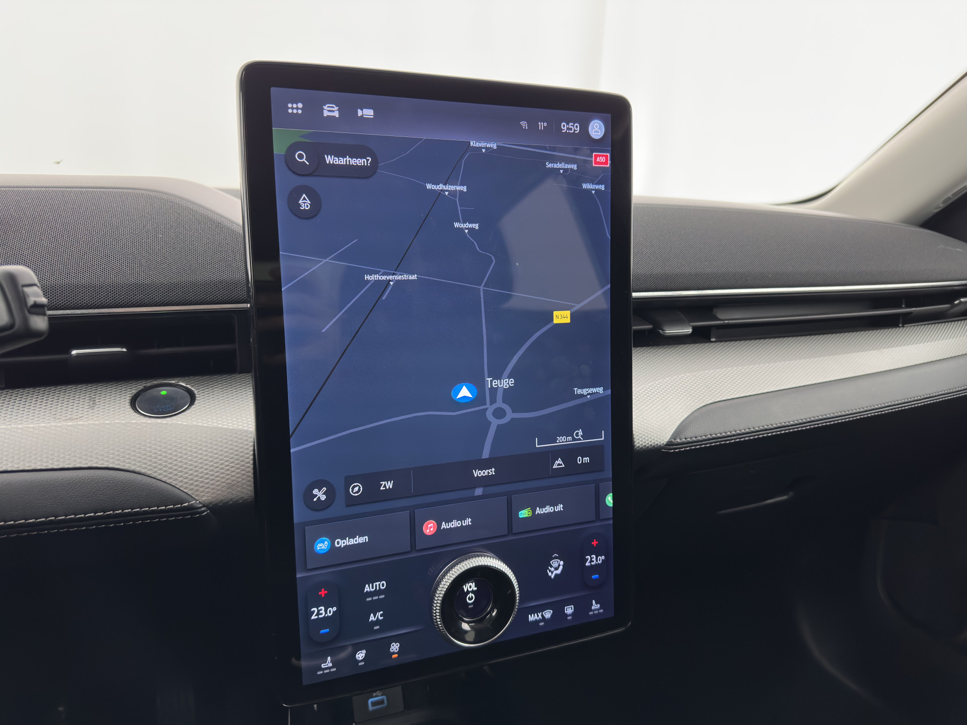 Ford Mustang Mach-E RWD 75 kWh (3-Fase) (INCL-BTW) Aut. *LEATHER | FULL-LED | DAB | DIGI-COCKPIT | KEYLESS | NAVI-FULLMAP | CARPLAY | HEATED-COMFORTSEATS | TOPVIEW | ADAPTIVE-CRUISE | PRIVACY-GLASS | 18'' ALU*