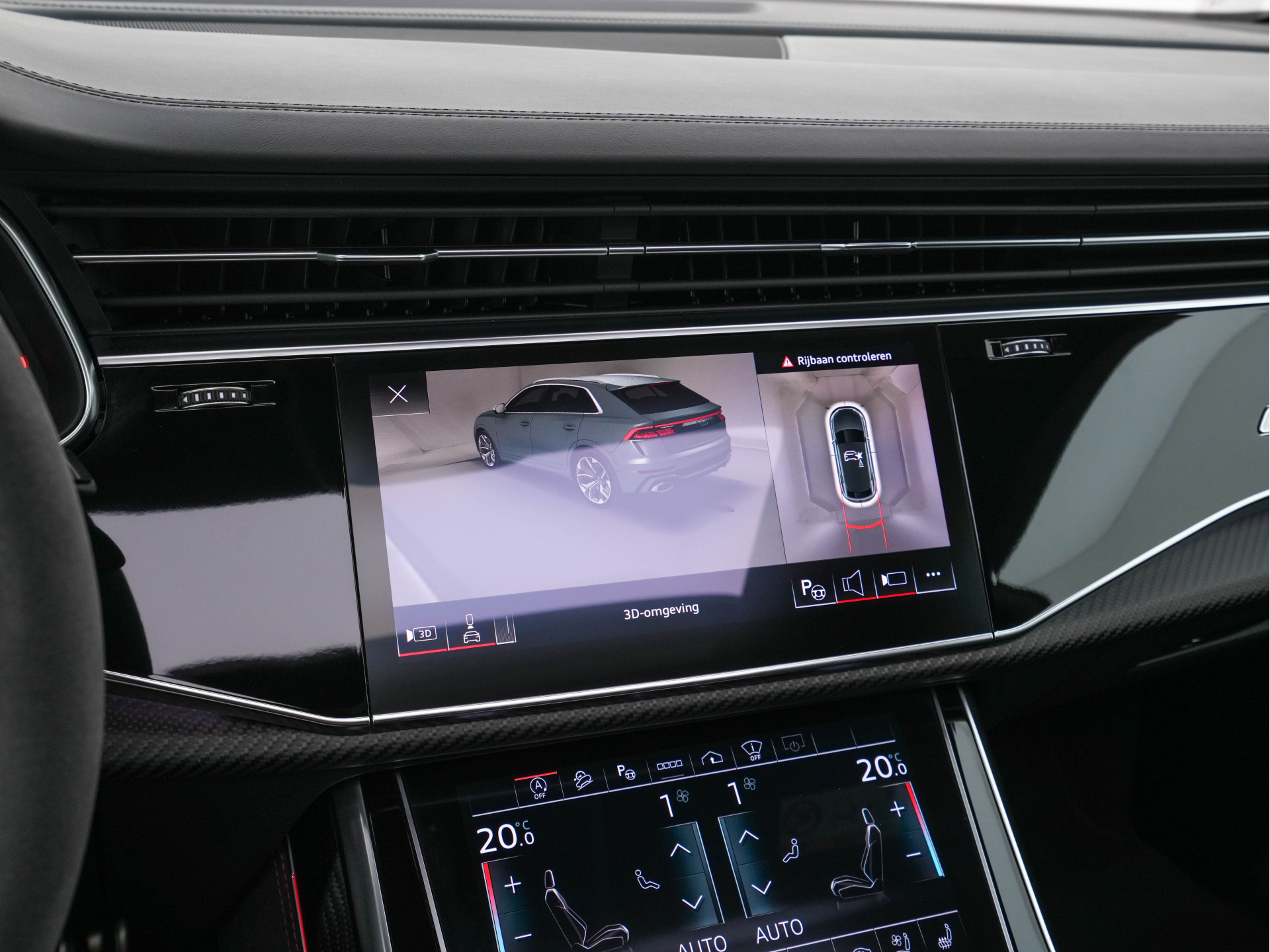 Audi RS Q8 4.0 TFSI Quattro * PANO | MILLTEK-EXHAUST | CERAMIC-BRAKES | CARBON-PACK | LEATHER | MEMORY-PACK | 4-WHEEL-STEERING | AIRSUSPENSION | BANG&OLUFSEN | ADAPTIVE-CRUISE | BLINDSPOT | TOPVIEW | SOFTCLOSE |  ....