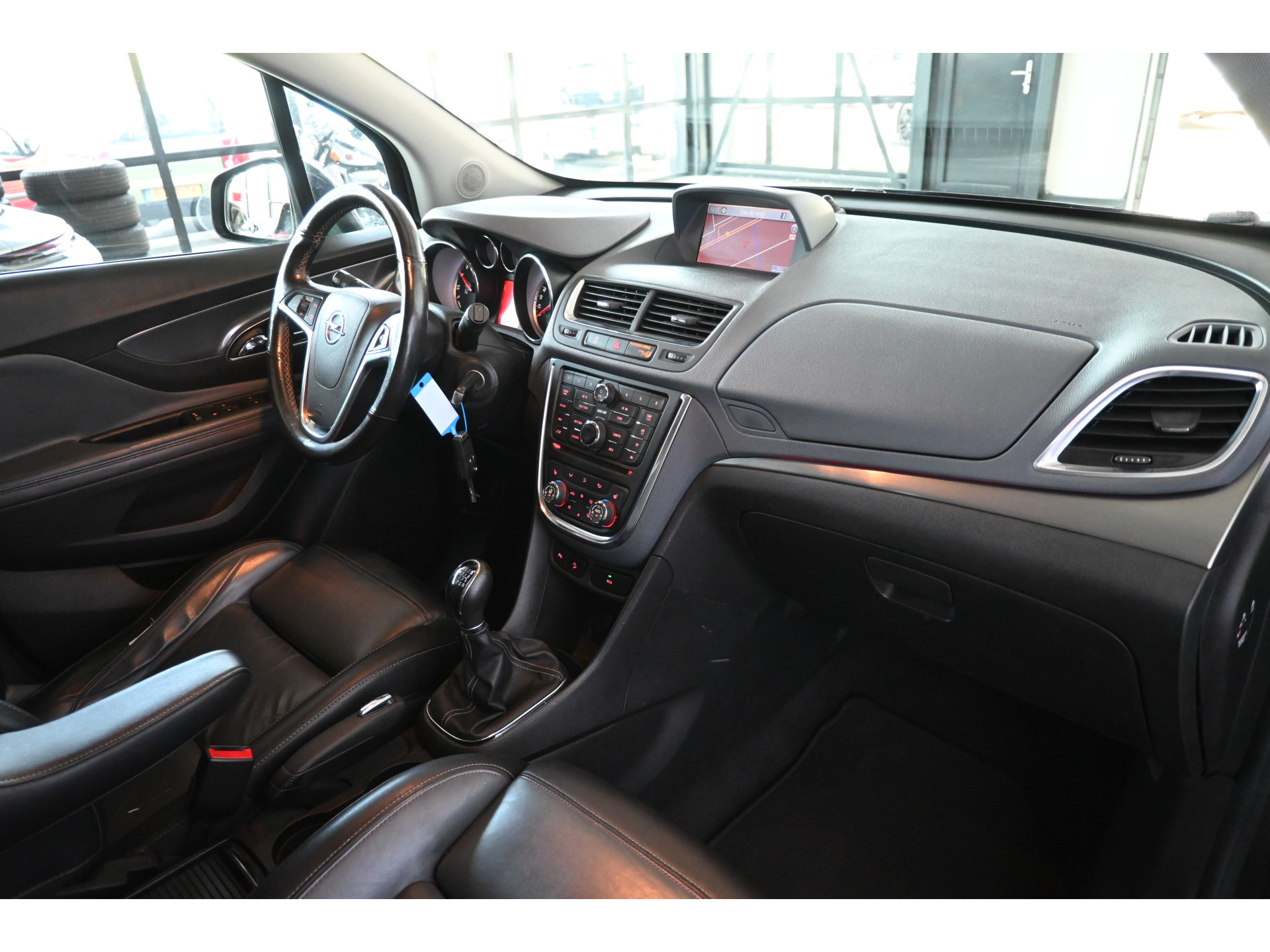 Opel Mokka 1.4 T Cosmo Clima Navigatie Schuifdak Leder 100% Onderhouden! Inruil Mogelijk!