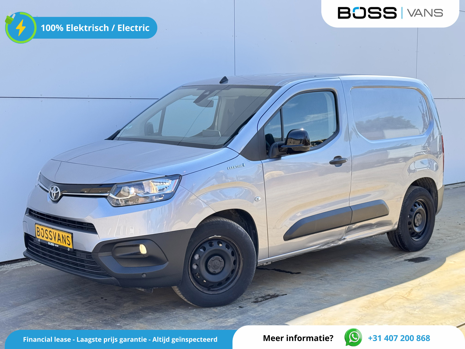Toyota ProAce City Electric Comfort 50 kWh L1 Snelladen Climate Control Apple Carplay Cruise Control Parkeersensoren v+a Achteruitrijcamera