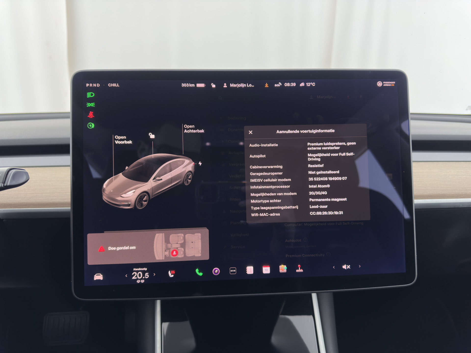 Tesla Model 3 Standard RWD Plus 60 kWh [ 3-Fase ] {SOH-86%} (INCL-BTW) Aut. *PANO | AUTO-PILOT | LEATHER | KEYLESS | FULL-LED | MEMORY-PACK | SURROUND-VIEW | DAB | CARPLAY | DIGI-COCKPIT | LANE-ASSIST | COMFORT-SEATS | 18"ALU*