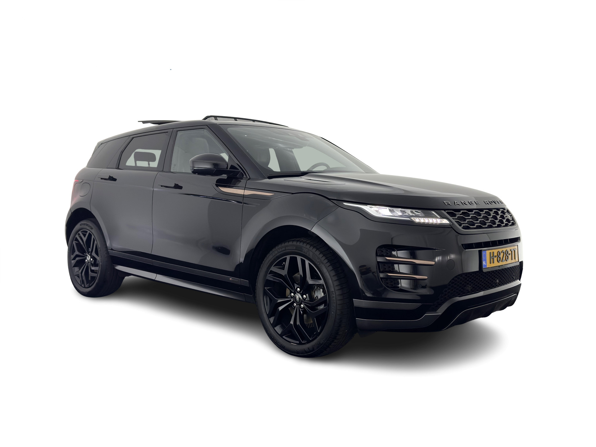Land Rover Range Rover Evoque 2.0 D150 R-Dynamic *PANO | LEATHER | FULL-LED | NAVI-FULLMAP | CAMERA | KEYLESS | ECC | TOPVIEW | CARPLAY | HEATED-COMFORTSEATS | PDC | CRUISE | PRIVACY-GLASS | 20''ALU*
