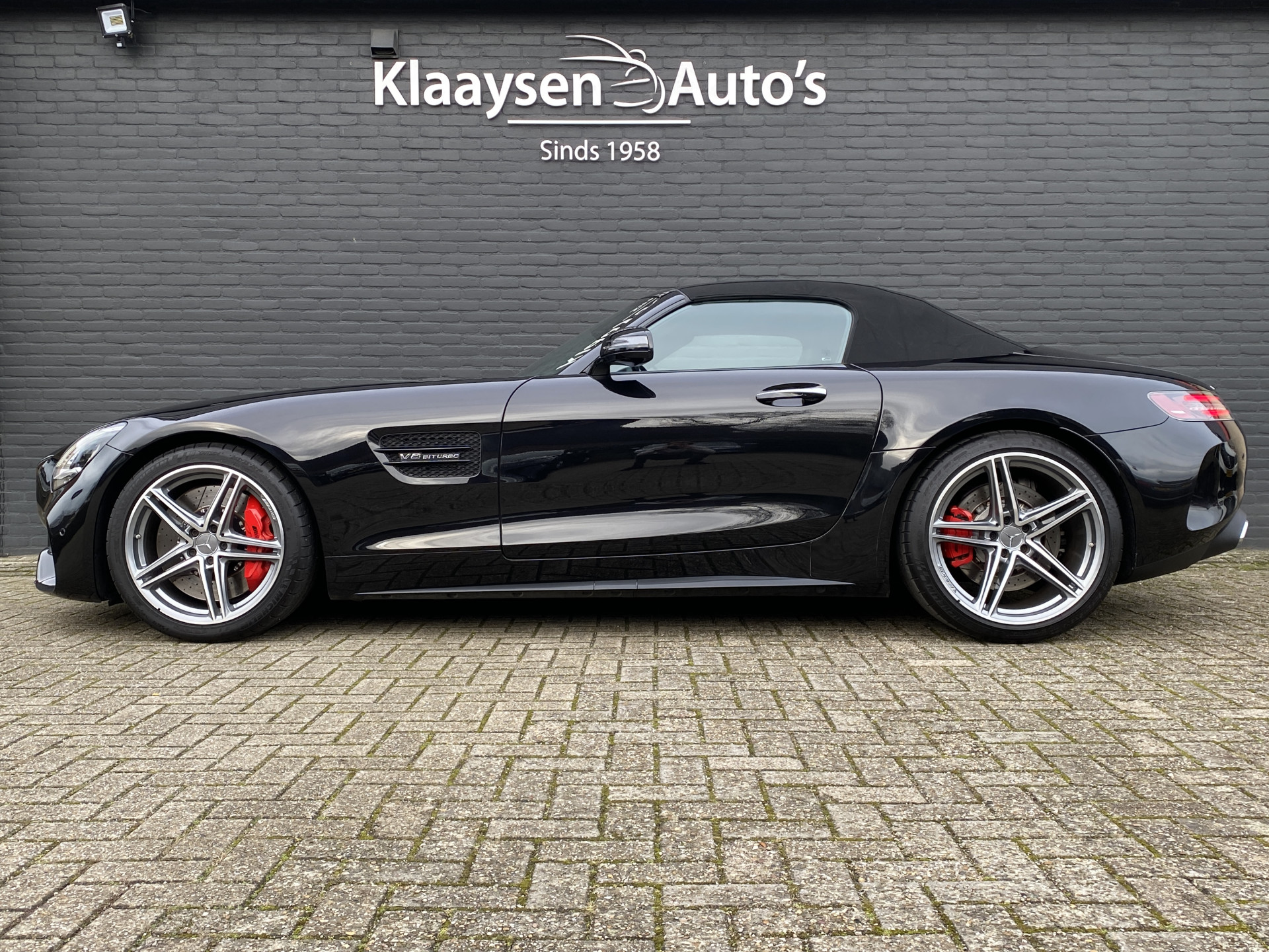 Mercedes-Benz AMG GT C Roadster 4.0 Premium V8 577 pk AUT. | dealer onderhouden | achteras besturing | memory stoel | adaptieve cruise | 360 camera