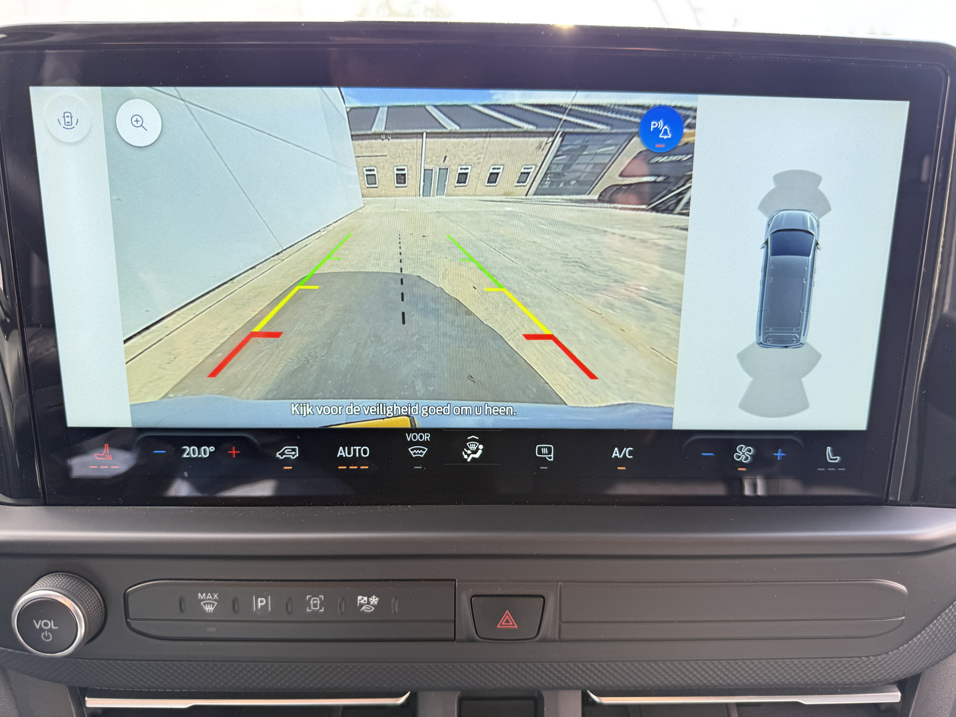 Ford e-Transit Custom 65 kWh 218PK Elektrisch 344km WLTP 2300kg Trekvermogen BEV Snelladen Stoelverwarming LED Cruise Control Camera Carplay Parkeersensoren v+a