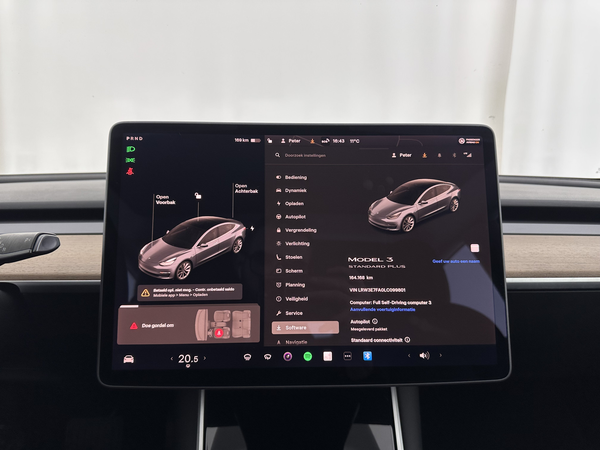 Tesla Model 3 Standard RWD Plus 60 kWh [ 3-Fase ] (INCL-BTW) Aut. *PANO | AUTO-PILOT | LEATHER | KEYLESS | FULL-LED | MEMORY-PACK | TOP-VIEW | DAB | CARPLAY | DIGI-COCKPIT | LANE-ASSIST | COMFORT-SEATS | 19"ALU*