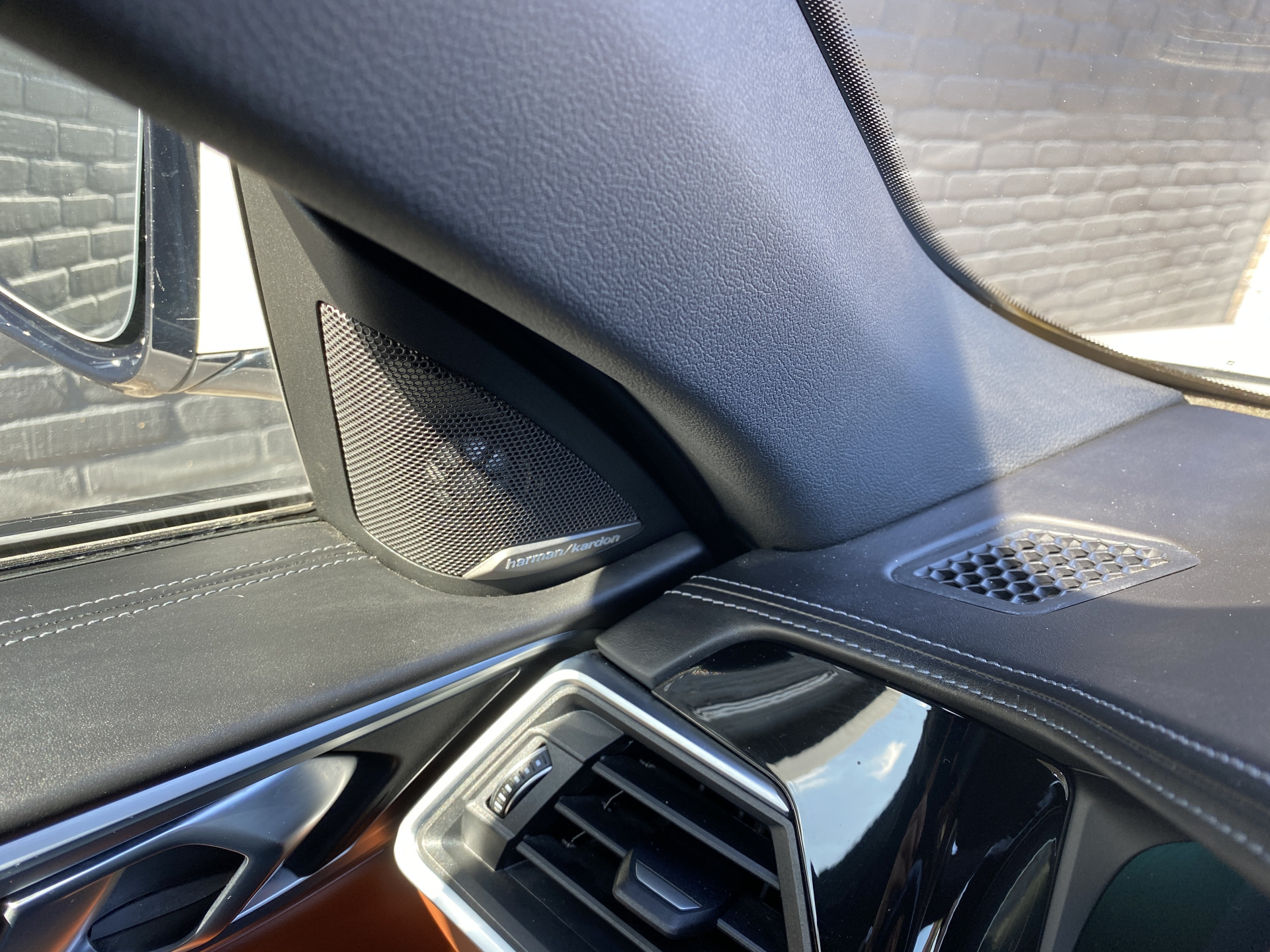 BMW 4-serie Cabrio 420i M-Sport 184 pk High Executive AUT. | dealer onderh. | cognac leder | memory seat | trekhaak | stoel-/stuurverw.