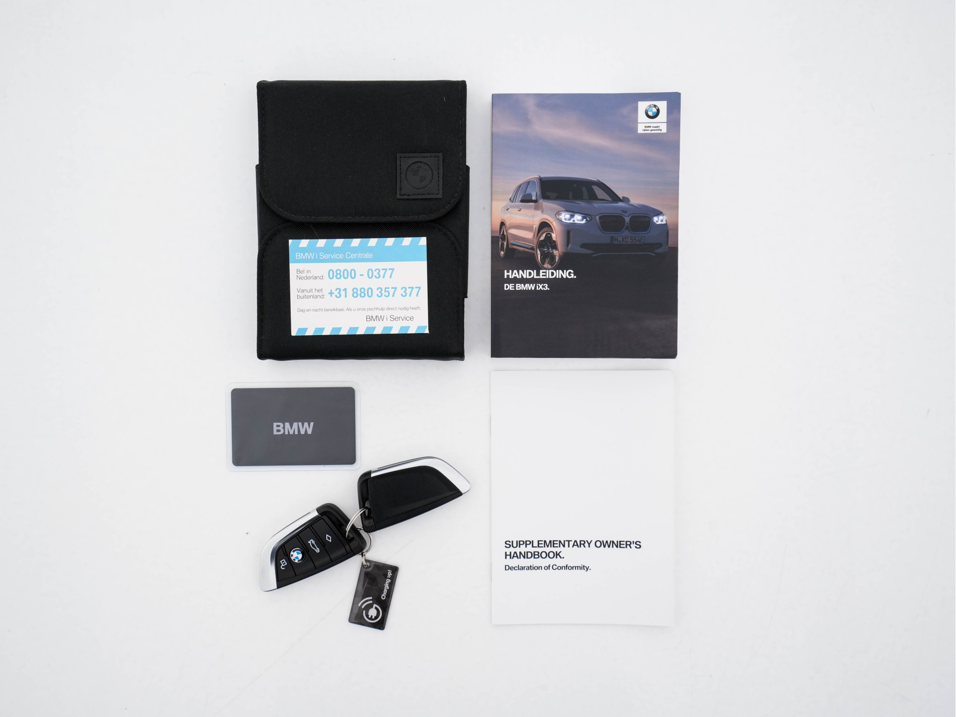 BMW iX3 High Executive 80 kWh [ 3-Fase ] {SOH-98%} (INCL-BTW) Aut. *PANO | LEATHER | HARMAN/KARDON | FULL-LED | BLINDSPOT | MEMORY-PACK | DIGI-COCKPIT | HEATED-SPORTSEATS | KEYLESS | TOPVIEW | DAB+ | NAVI-FULLMAP | HEAD-UP | ...