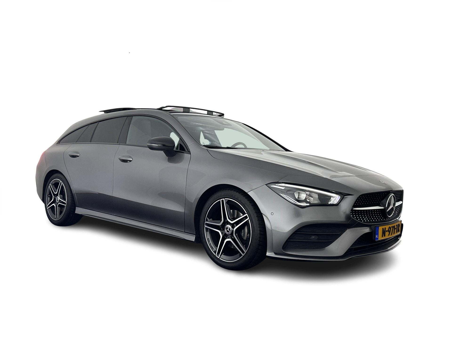 Mercedes-Benz CLA-klasse Shooting Brake 180 AMG-Line Business Solution (INCL-BTW) *PANO | LEATHER-MICROFIBRE | FULL-LED | AMBIENTLIGHT | BLINDSPOT | HEATED-SPORTSEATS | WIDESCREEN-DIGICOCKPIT | DAB+ | NAVI-FULLMAP | CAMERA | PRIVACYGLASS | 18''ALU*