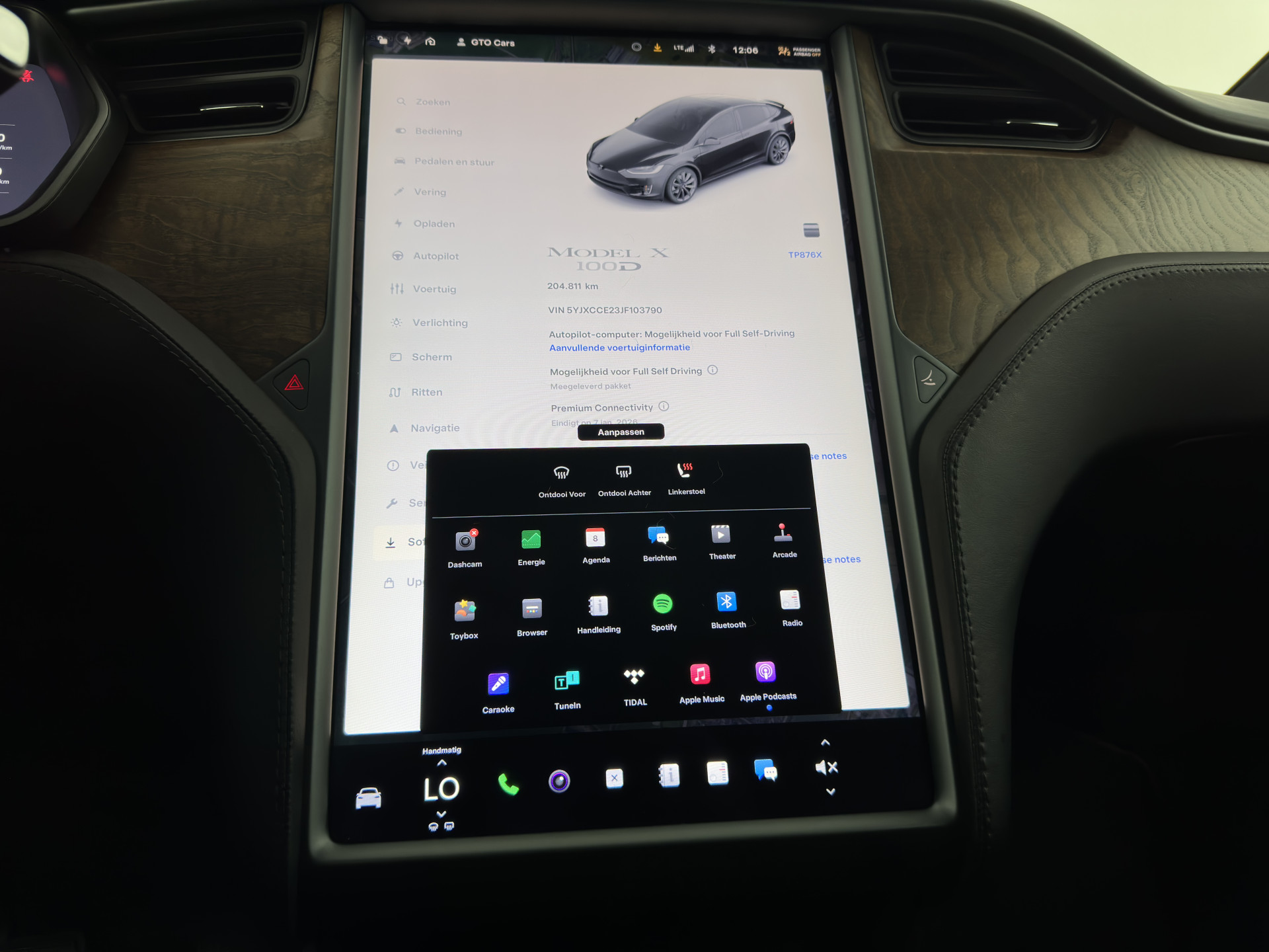 Tesla Model X 100D Black-Line AWD [ 3-Fase ] { SOH-86% } Aut. *PANO-WINDOW | AUTO-PILOT | VEGAN-LEATHER | NAVI-FULLMAP | FULL-LED | AIR-SUSPENSION | DIGI-COCKPIT | KEYLESS | DAB+ | HEATED-SPORTSEATS | PRIVACY-GLASS | TOPVIEW | TOWBAR | 22"ALU*